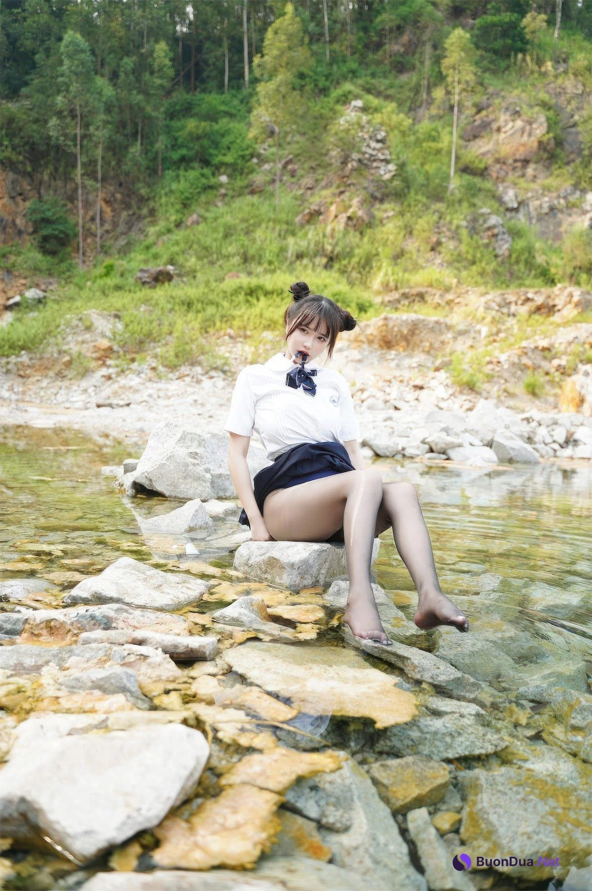 Coser@Tina很妖孽呀 – 小溪体操服死库水JK - รูปภาพ 18