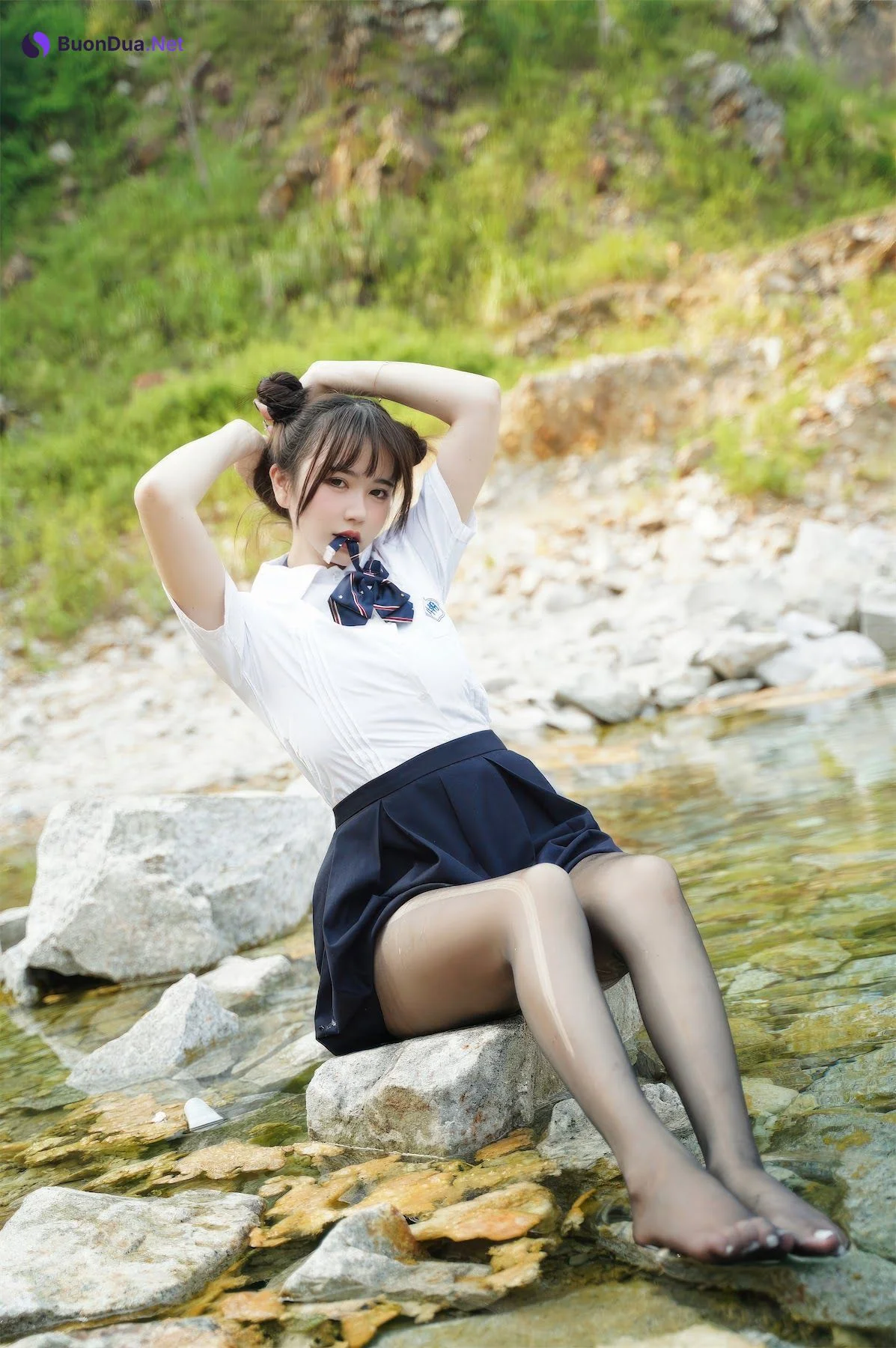 Coser@Tina很妖孽呀 – 小溪体操服死库水JK - รูปภาพ 20