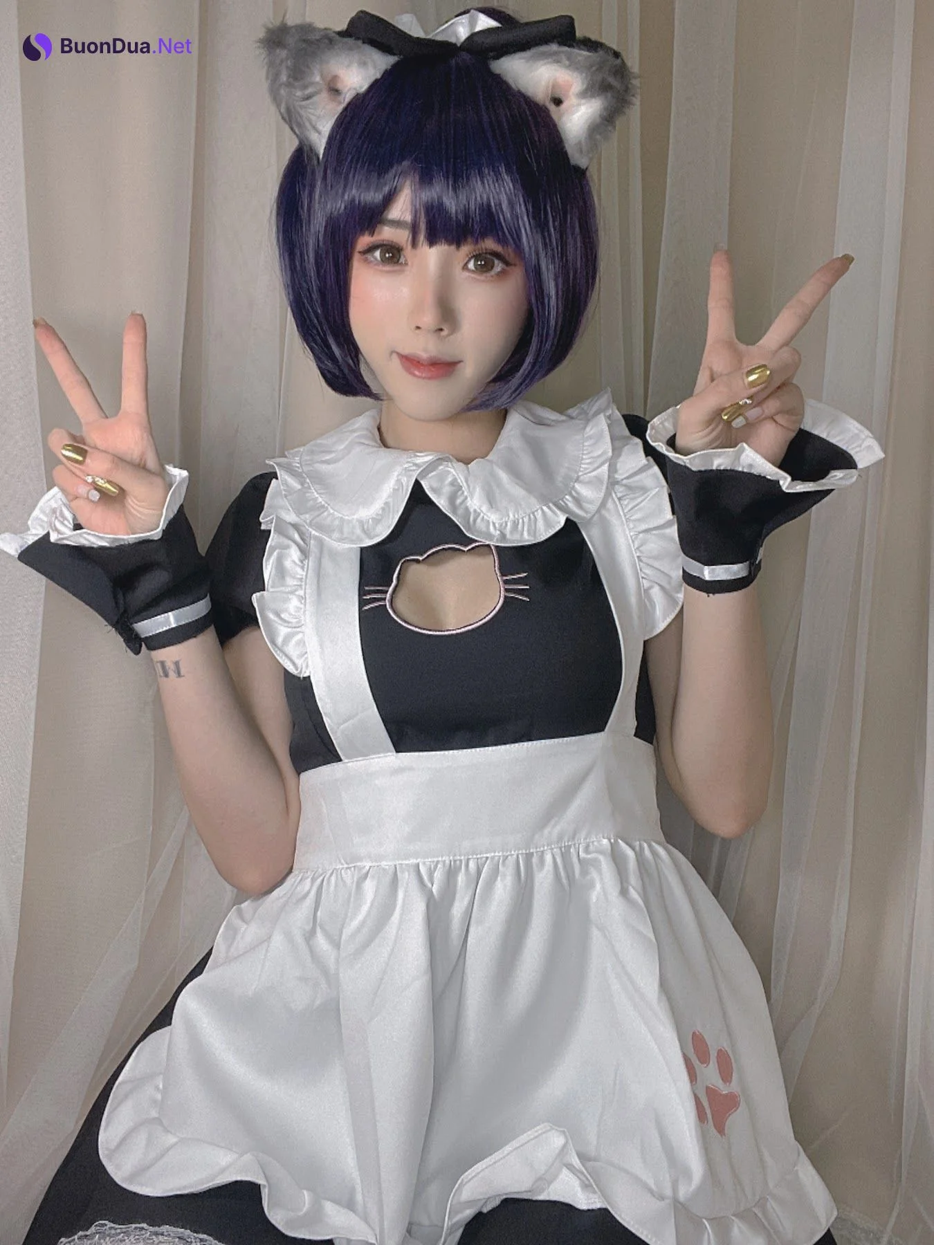 Coser@钛合金TiTi – 女仆自拍 - รูปภาพ 11