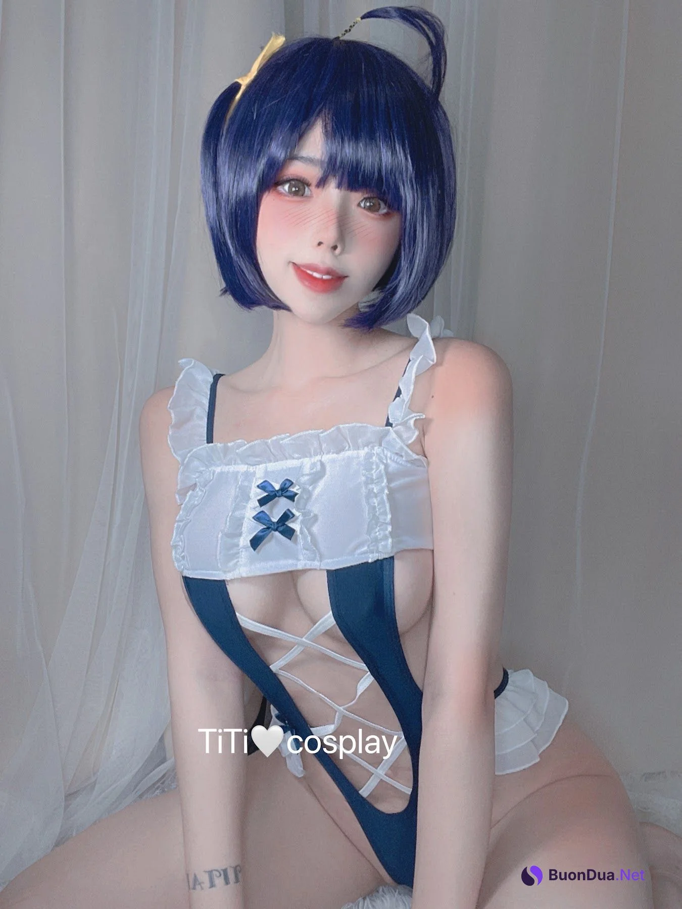 Coser@钛合金TiTi – 女仆自拍 - รูปภาพ 12