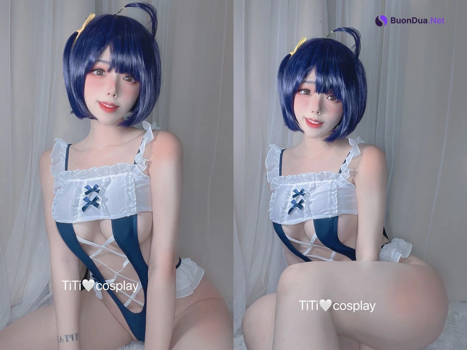 Coser@钛合金TiTi – 女仆自拍 - รูปภาพ 16