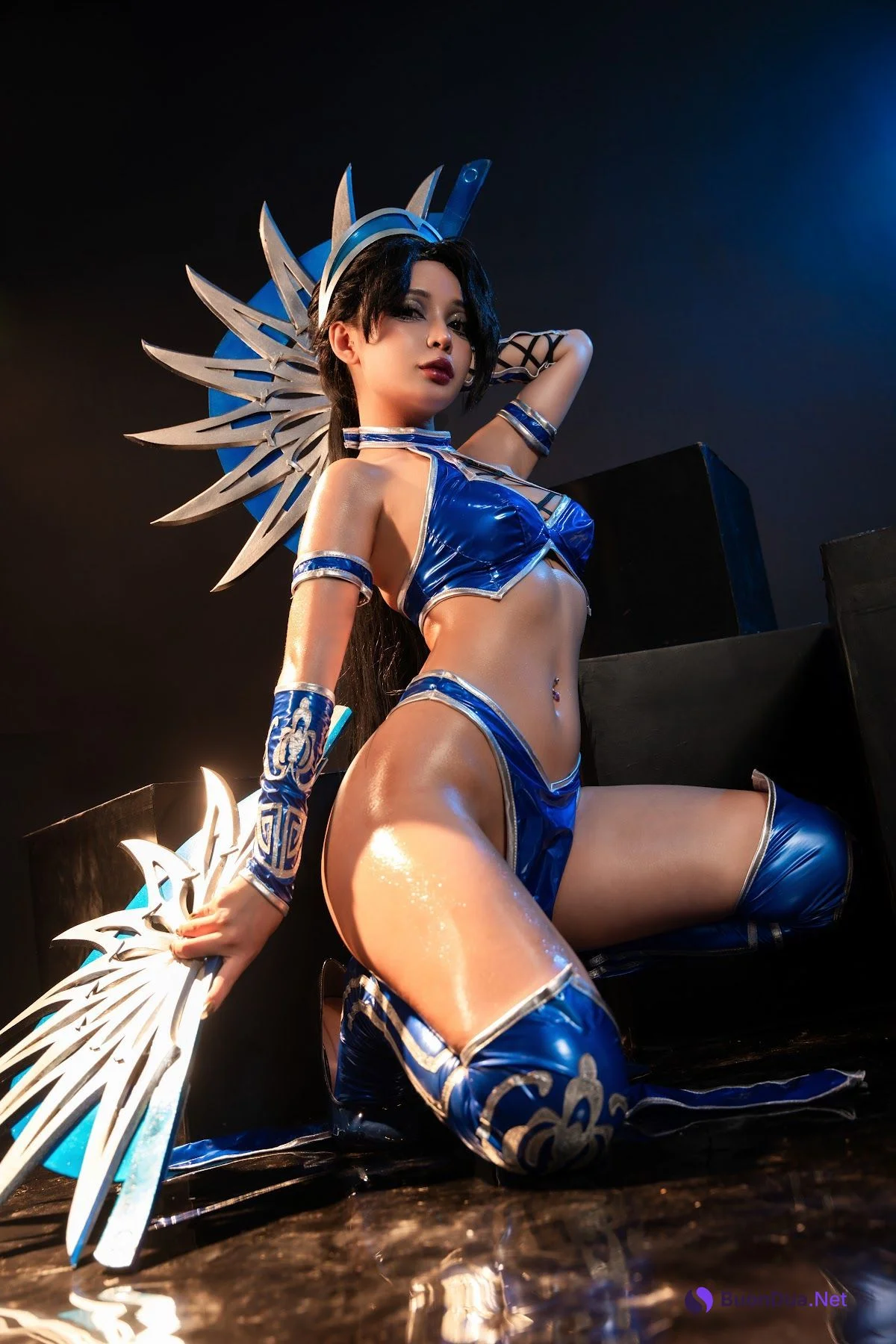 Coser@UmekoJ – Cosplay Kitana Mortal Kombat - Photo 13
