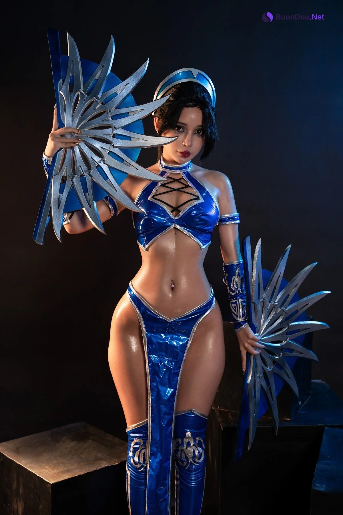 Coser@UmekoJ – Cosplay Kitana Mortal Kombat - Photo 6