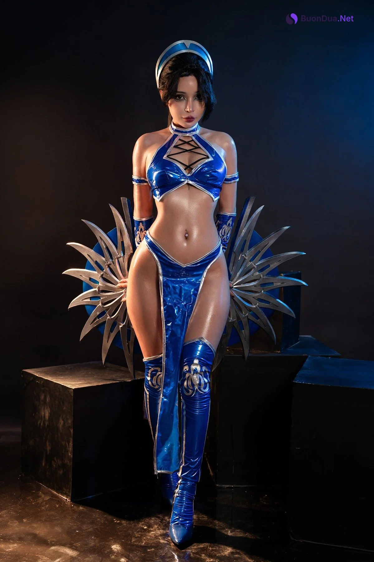 Coser@UmekoJ – Cosplay Kitana Mortal Kombat - Photo 7