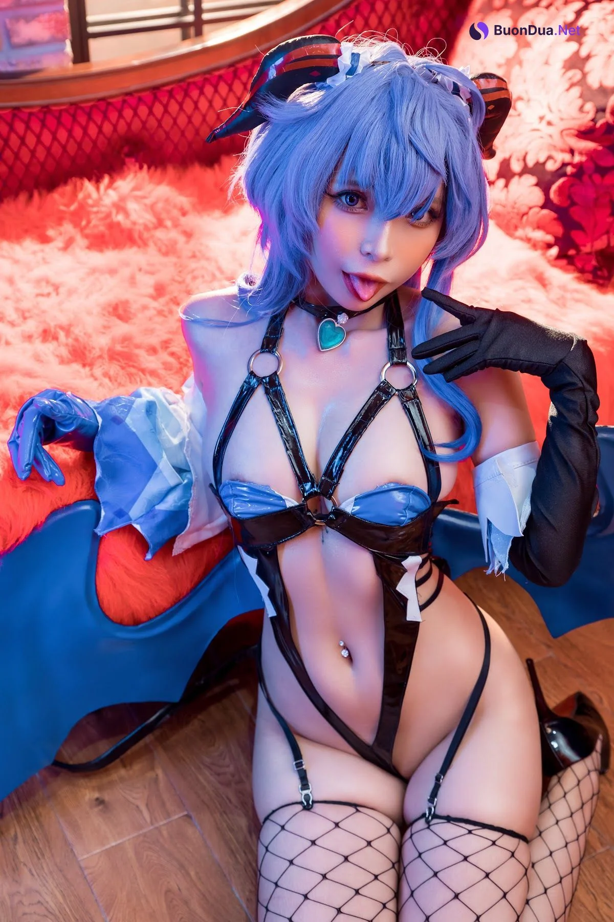 Coser@UmekoJ – Ganyu Succubus - Photo 18
