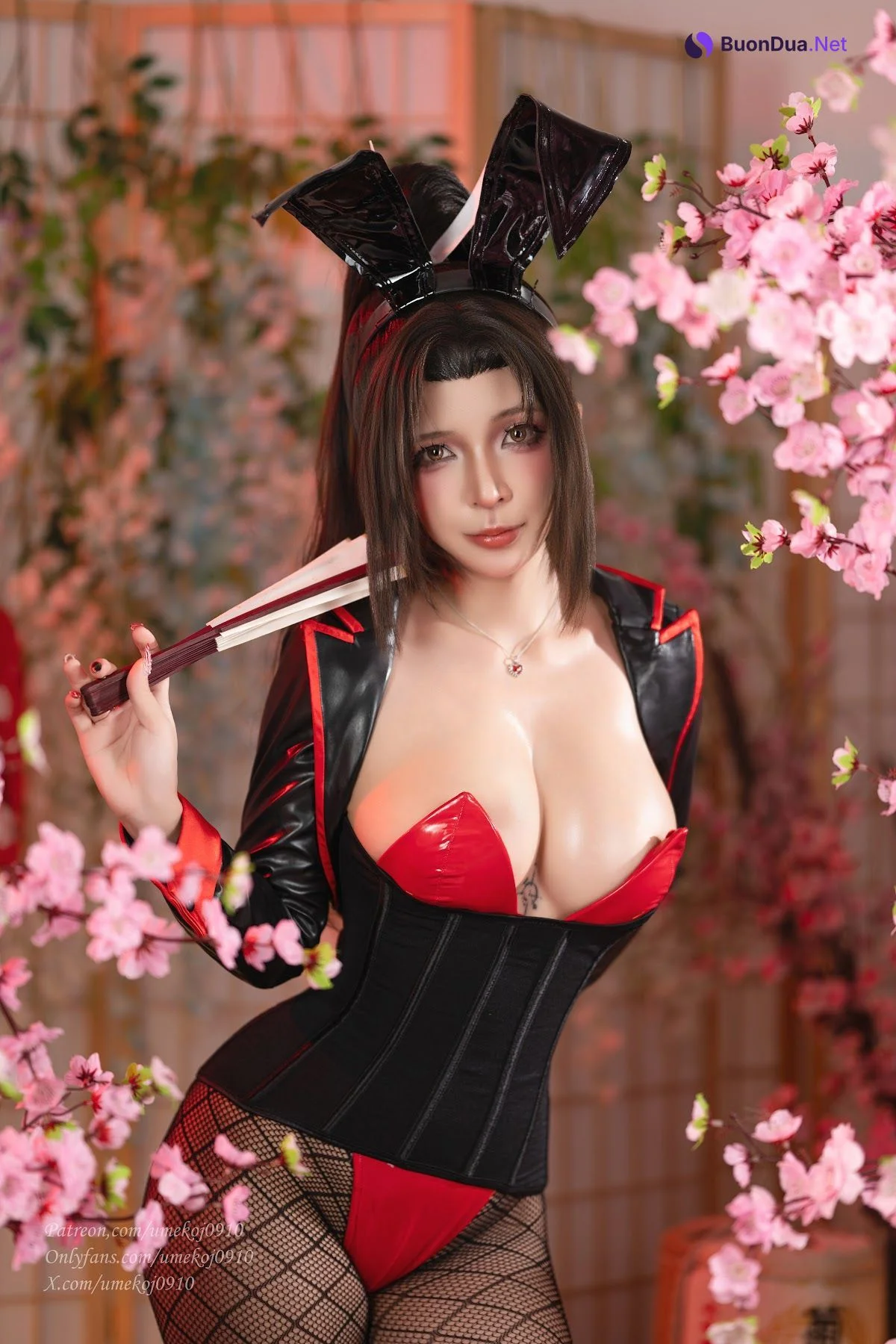 Coser@UmekoJ – Mai Shiranui Bunny「Street Fighter 6」 不知火舞 兔女郎 - Photo 2