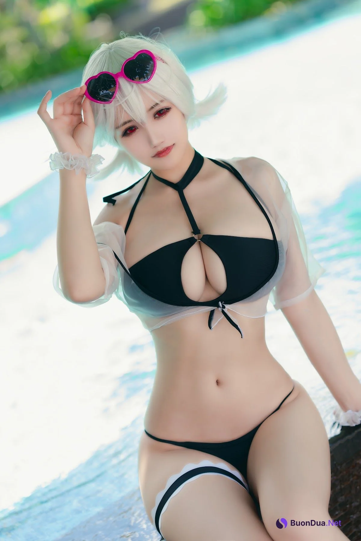 Coser@小仓千代w – 天狼星泳装 - 照片 3