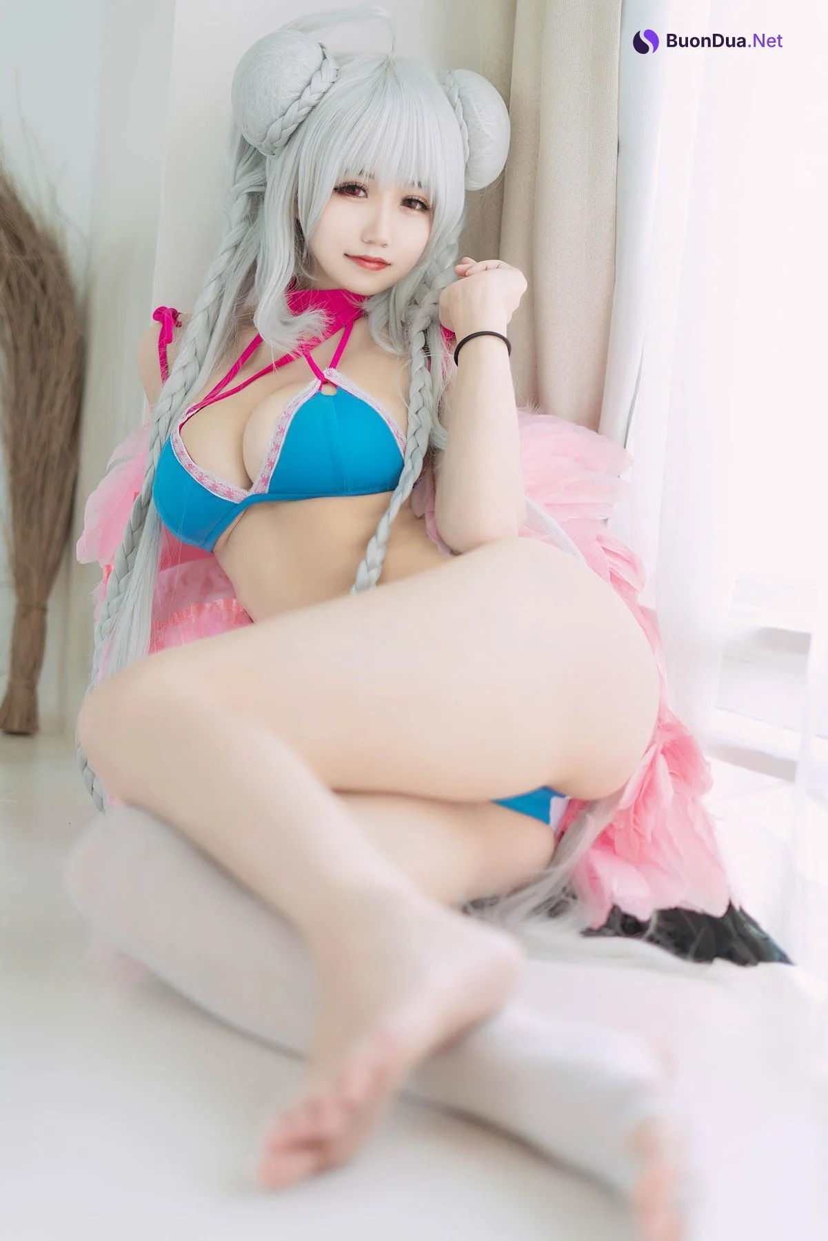 Coser@小仓千代w – 可畏泳装 - 照片 14