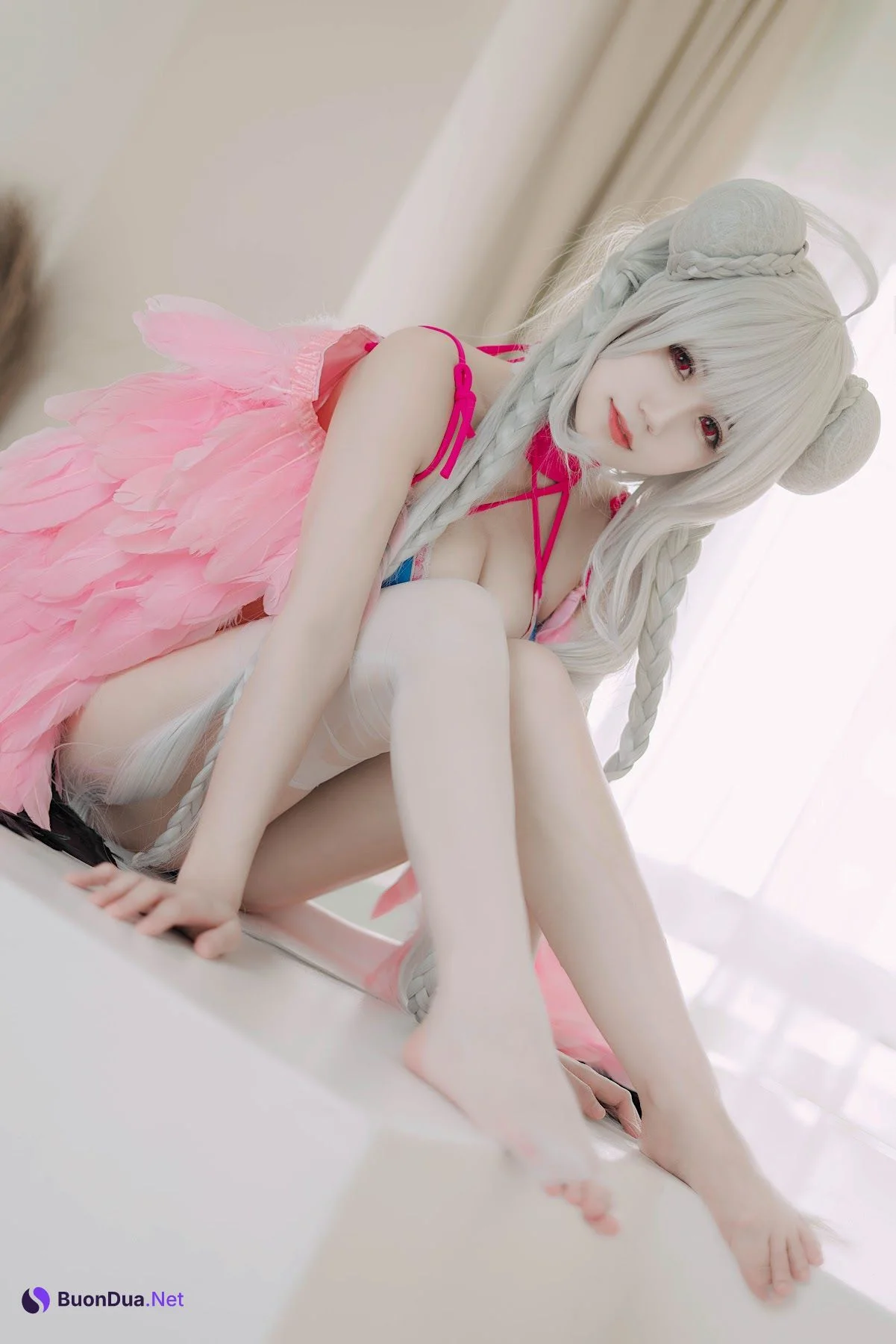 Coser@小仓千代w – 可畏泳装 - 照片 20