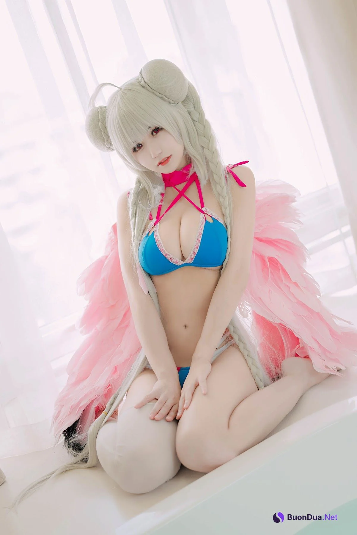 Coser@小仓千代w – 可畏泳装 - 照片 5