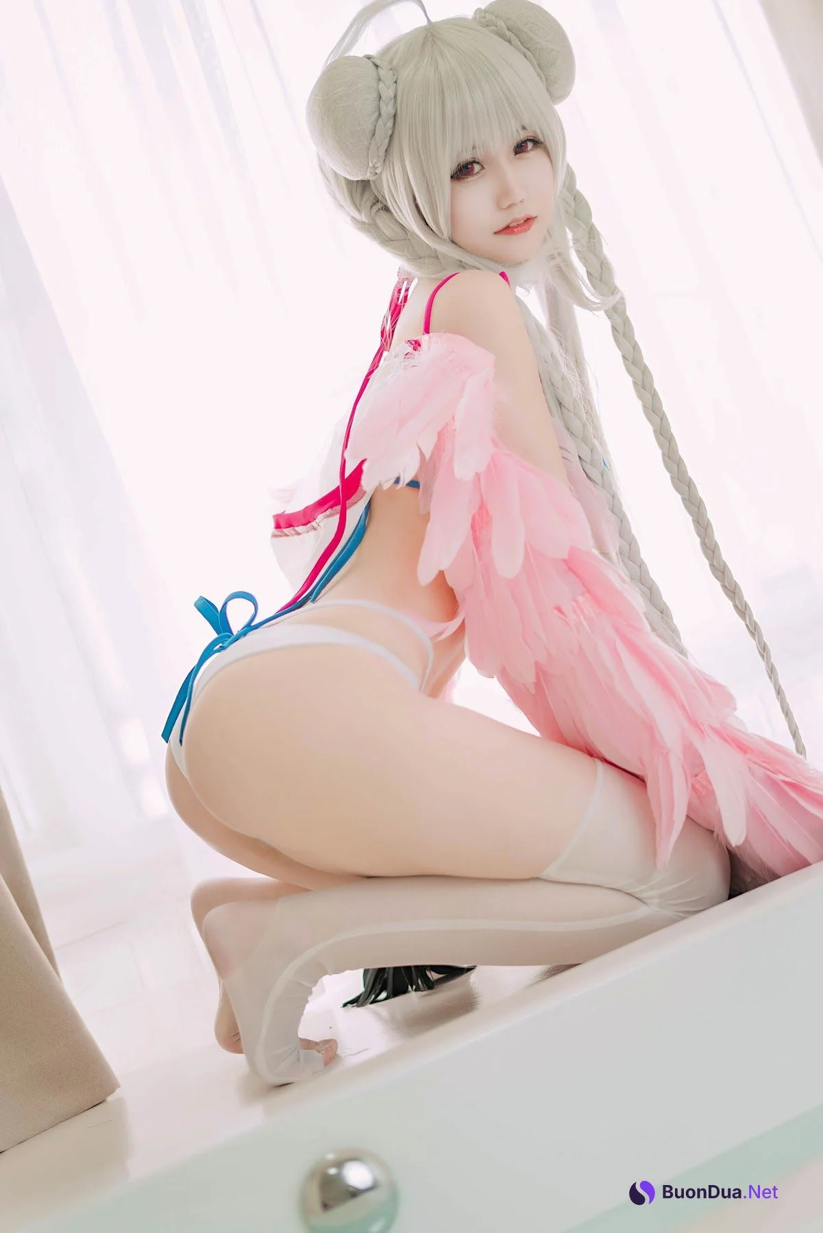 Coser@小仓千代w – 可畏泳装 - 照片 6