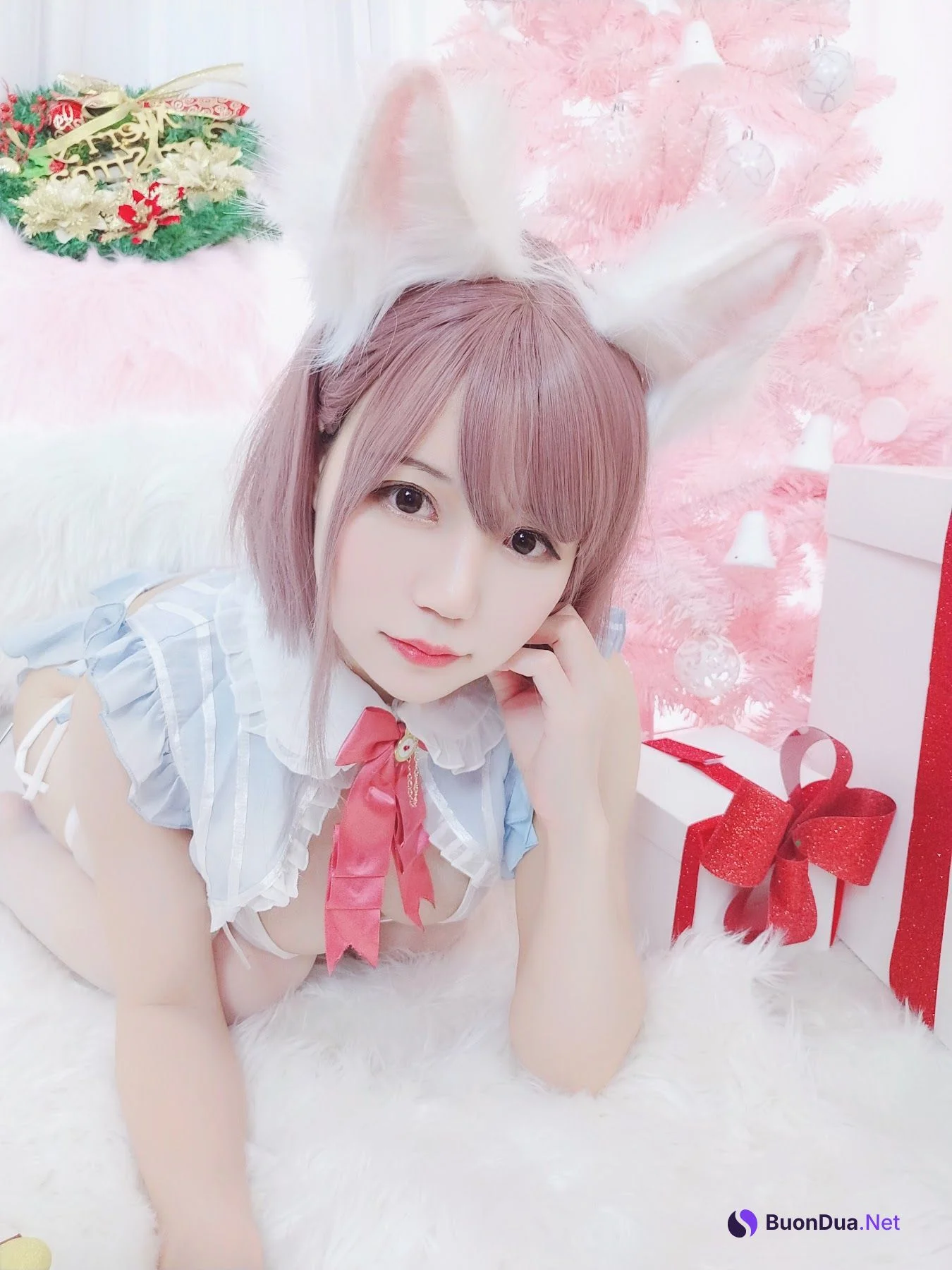 Coser@小仓千代w – 可可爱爱圣诞节 - 照片 12