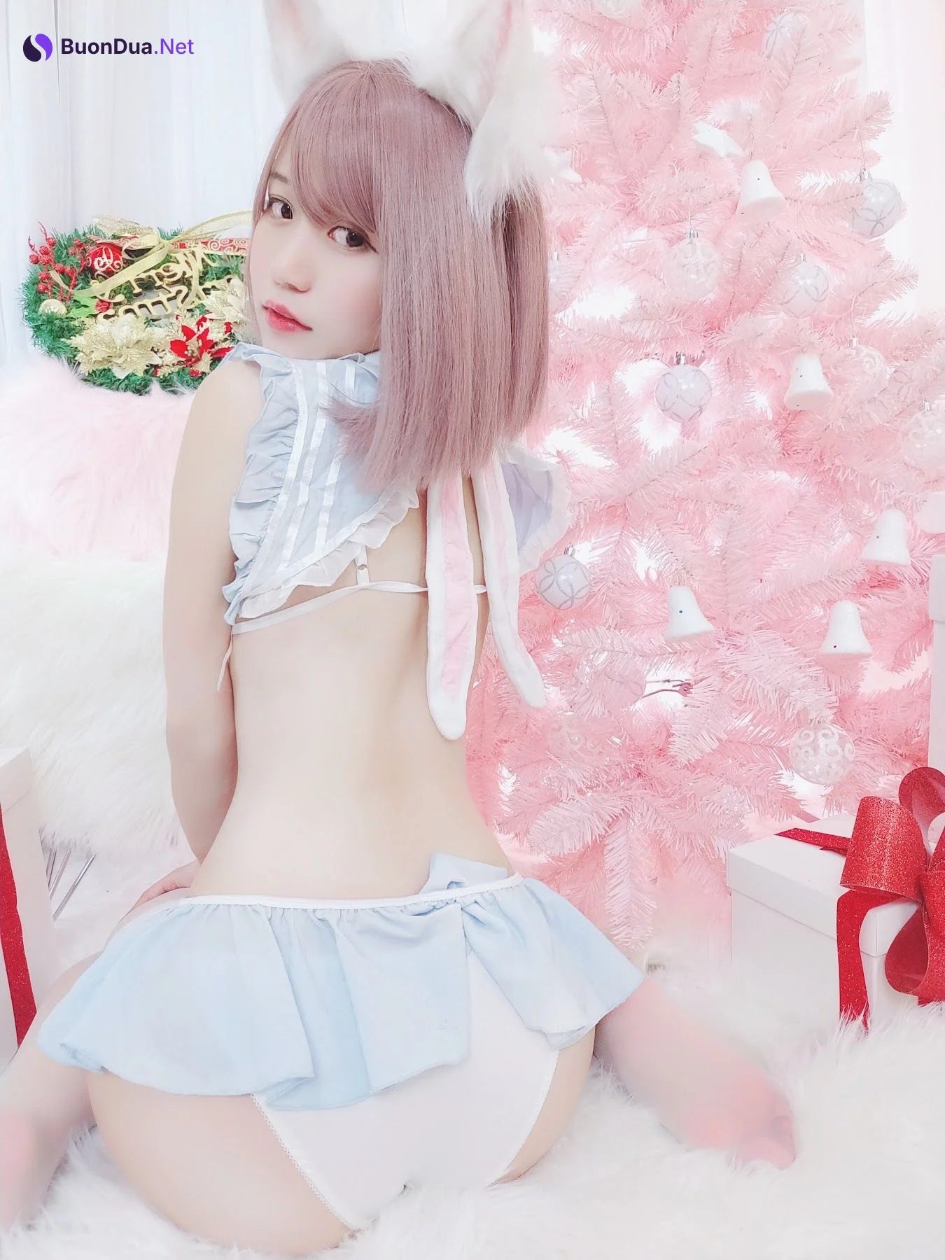 Coser@小仓千代w – 可可爱爱圣诞节 - 照片 13