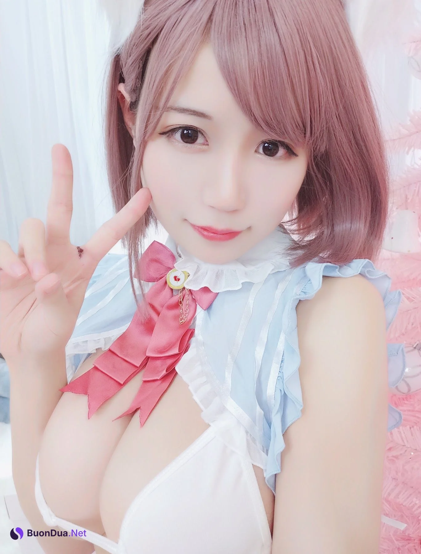 Coser@小仓千代w – 可可爱爱圣诞节 - 照片 19