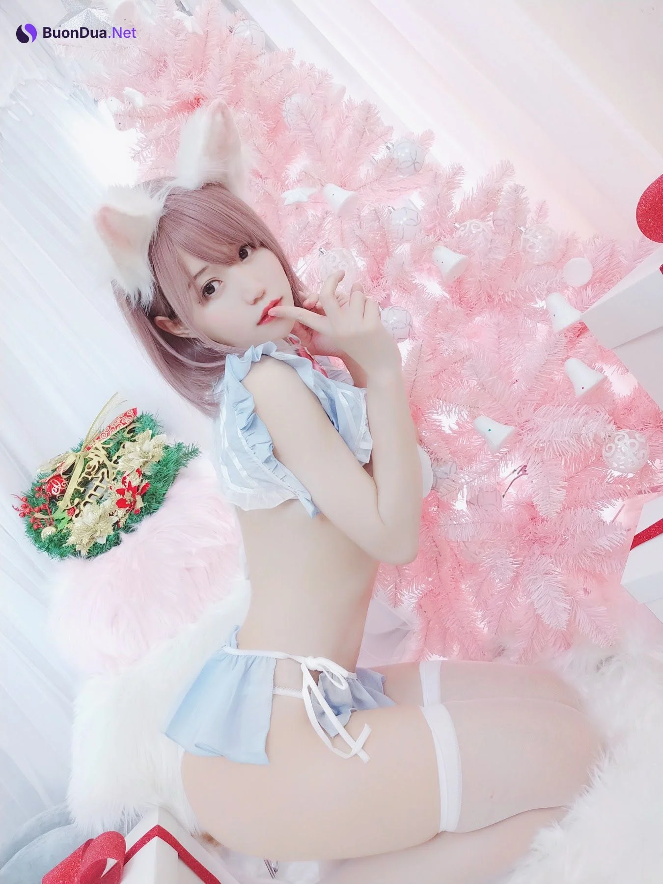 Coser@小仓千代w – 可可爱爱圣诞节 - 照片 5