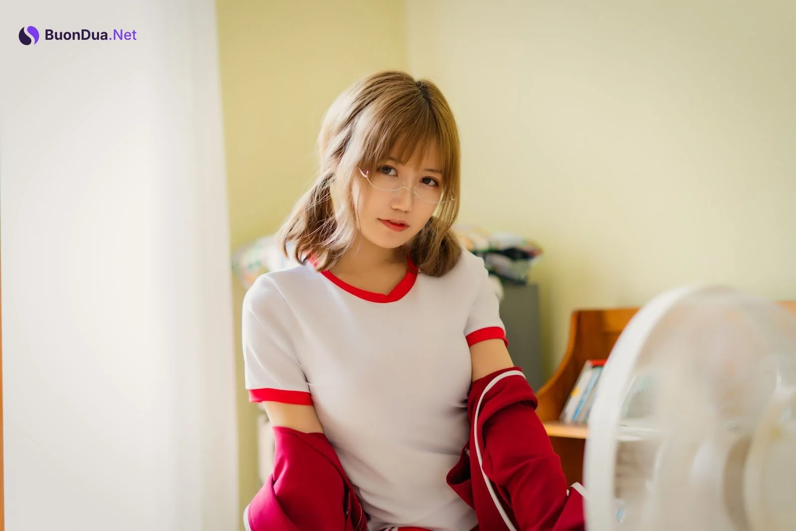 Coser@小仓千代w No.005 红色体操服 - Photo 20