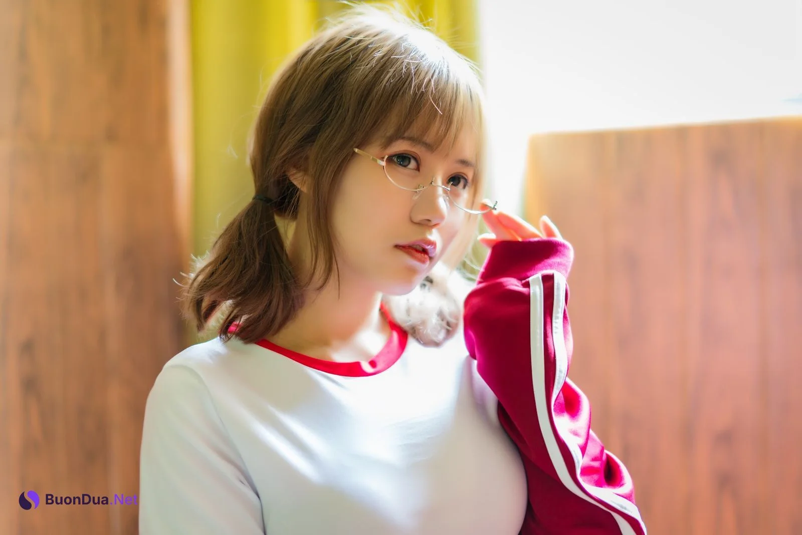 Coser@小仓千代w No.005 红色体操服 - Photo 8
