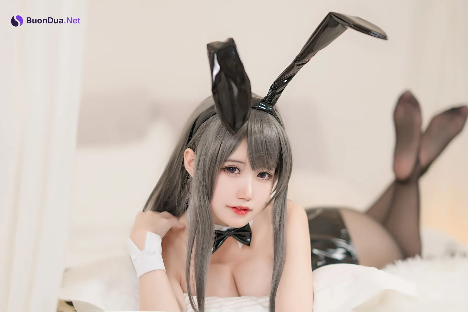 Coser@小仓千代w No.006 麻衣兔女郎 - รูปภาพ 13