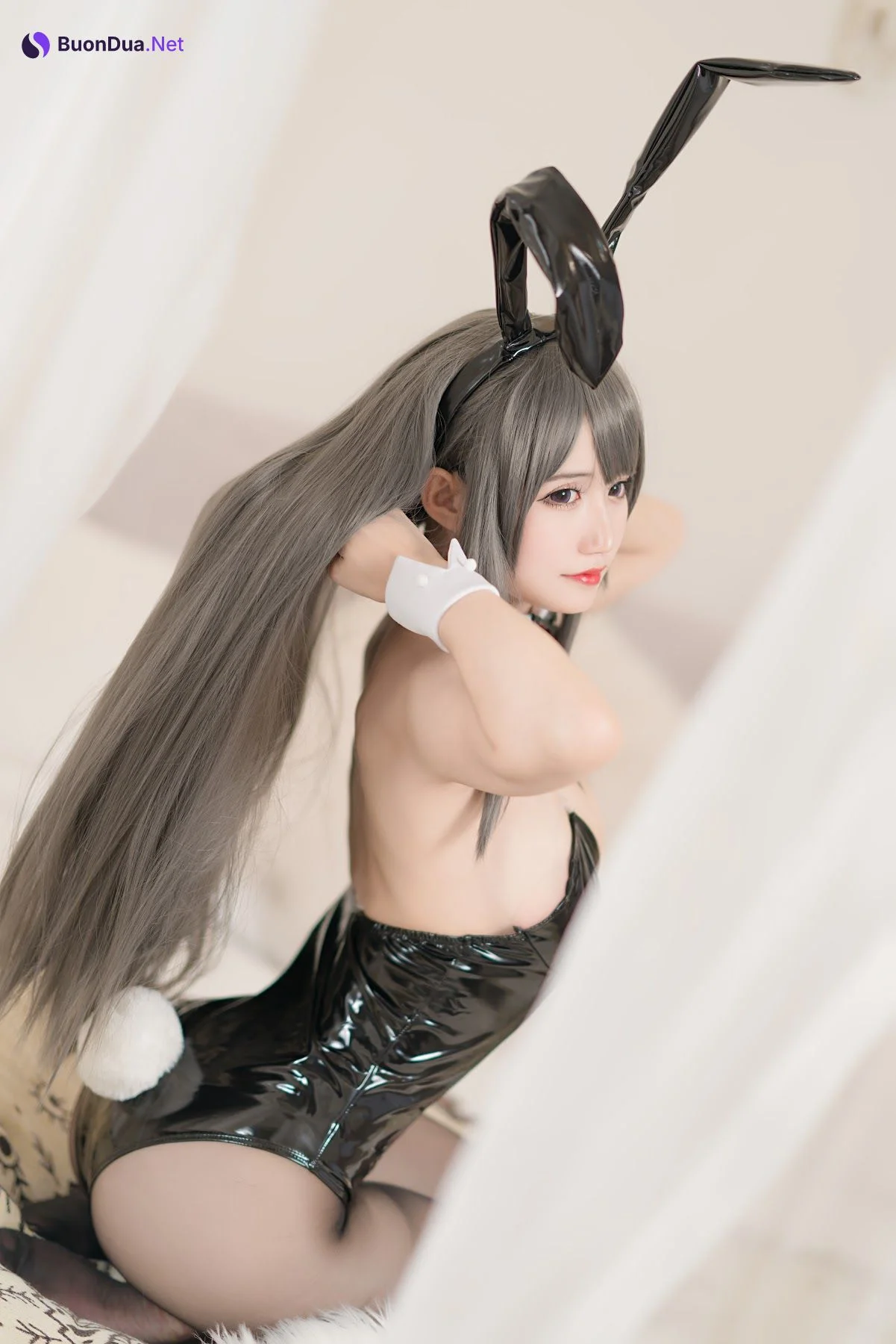 Coser@小仓千代w No.006 麻衣兔女郎 - รูปภาพ 9