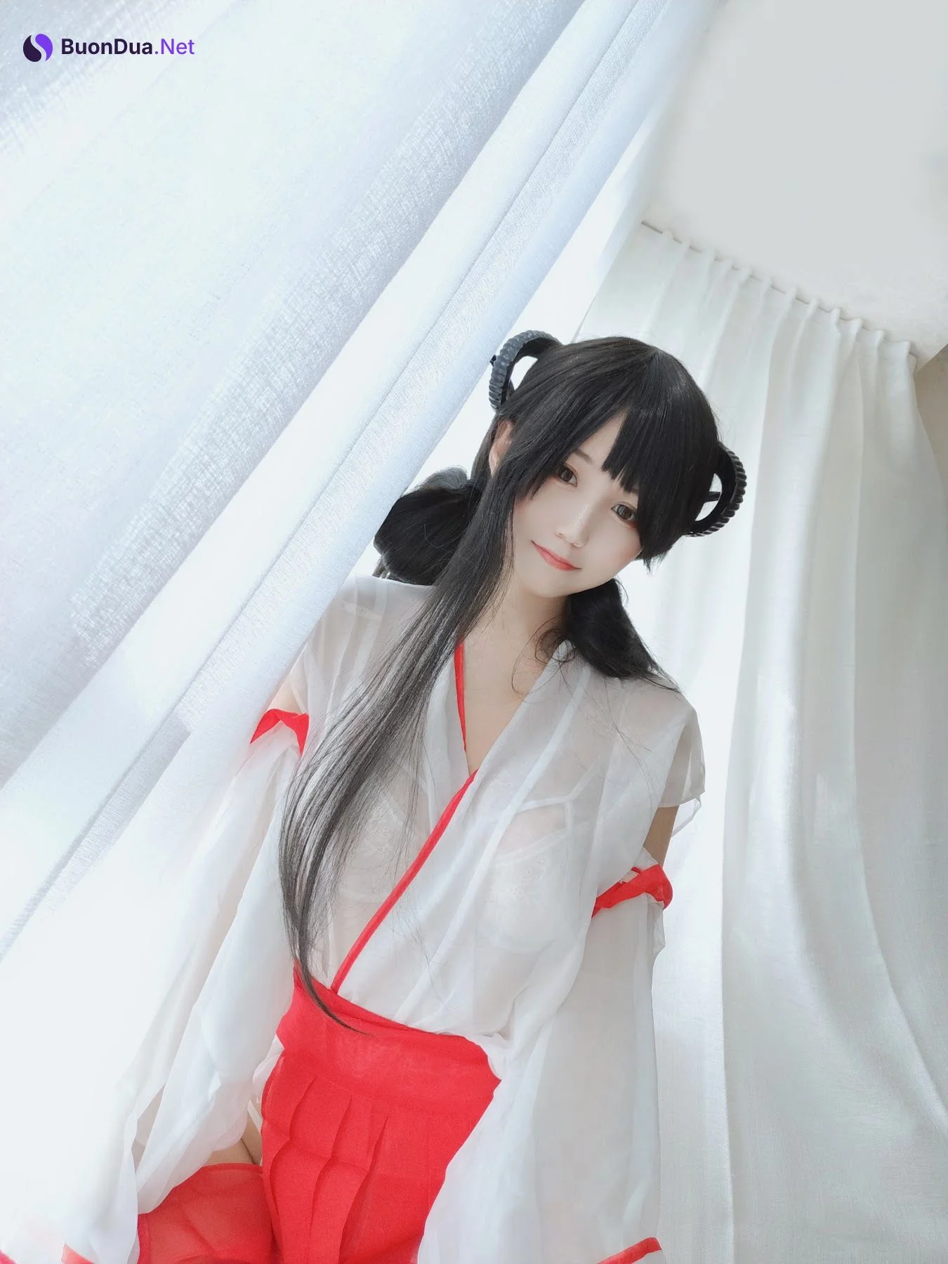 Coser@小仓千代w No.008 有点不对劲的巫女 - Photo 12