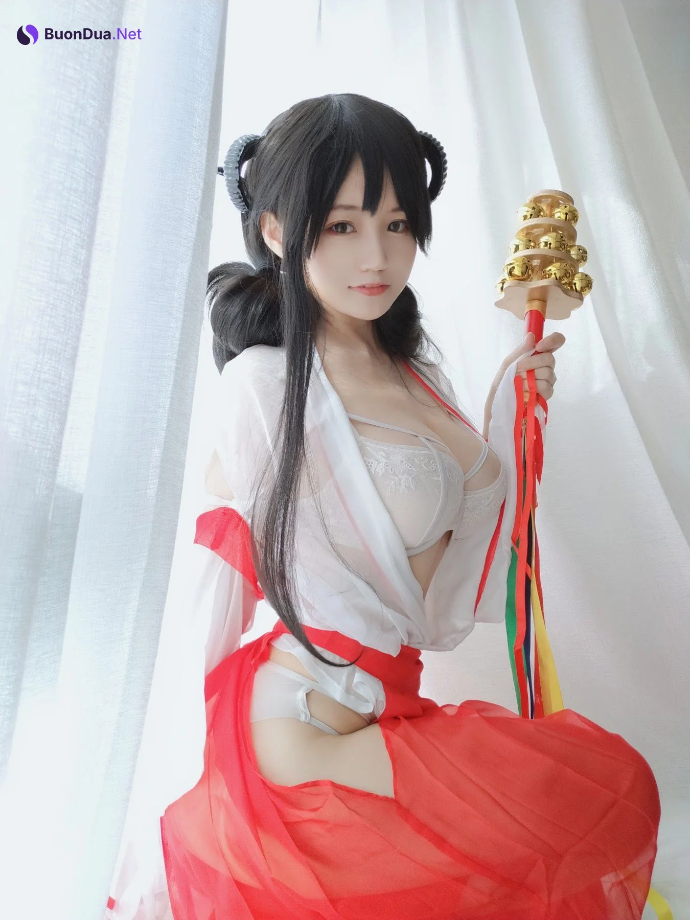 Coser@小仓千代w No.008 有点不对劲的巫女 - Photo 19