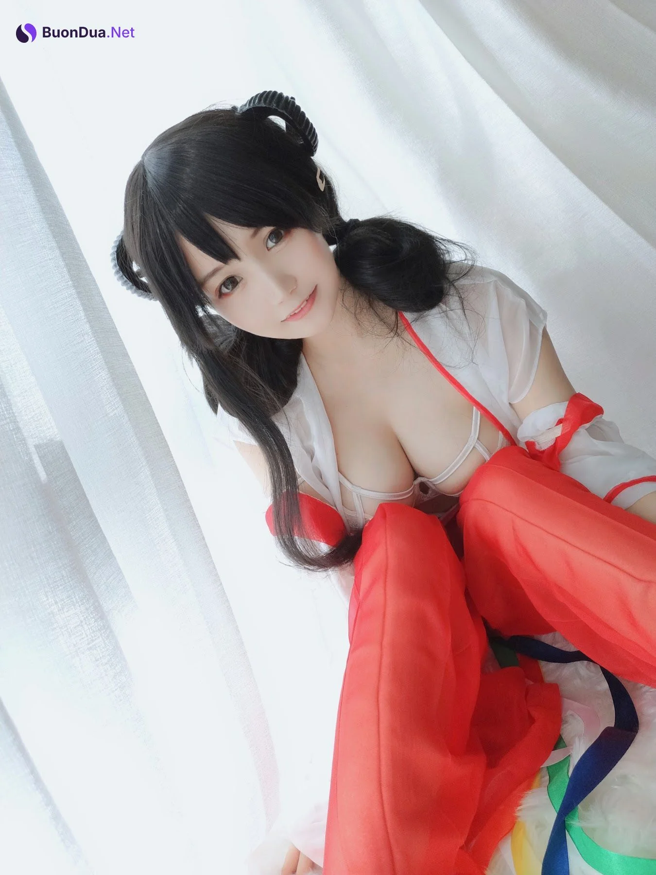 Coser@小仓千代w No.008 有点不对劲的巫女 - Photo 5