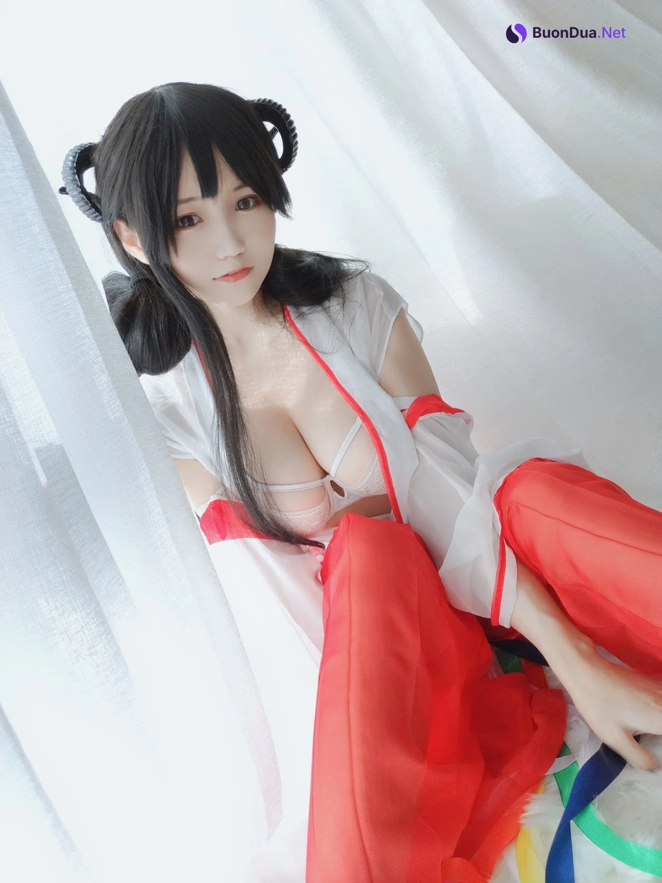 Coser@小仓千代w No.008 有点不对劲的巫女 - Photo 6