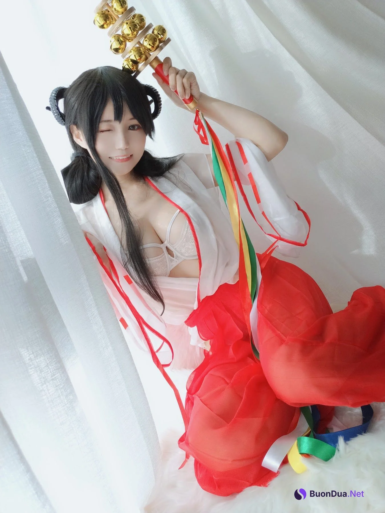 Coser@小仓千代w No.008 有点不对劲的巫女 - Photo 9