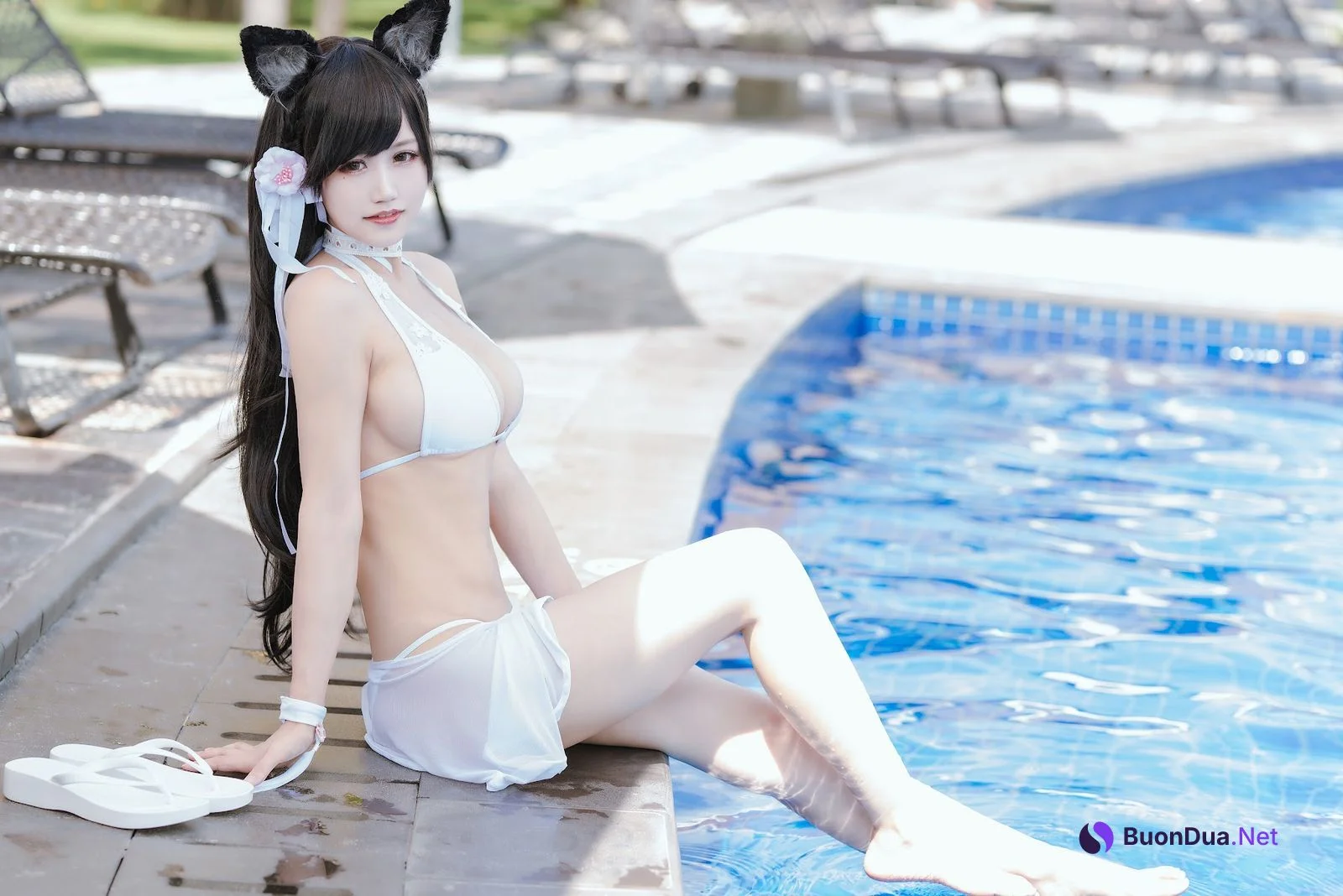 Coser@小仓千代w No.010 7月舰长爱宕泳装 - Photo 19
