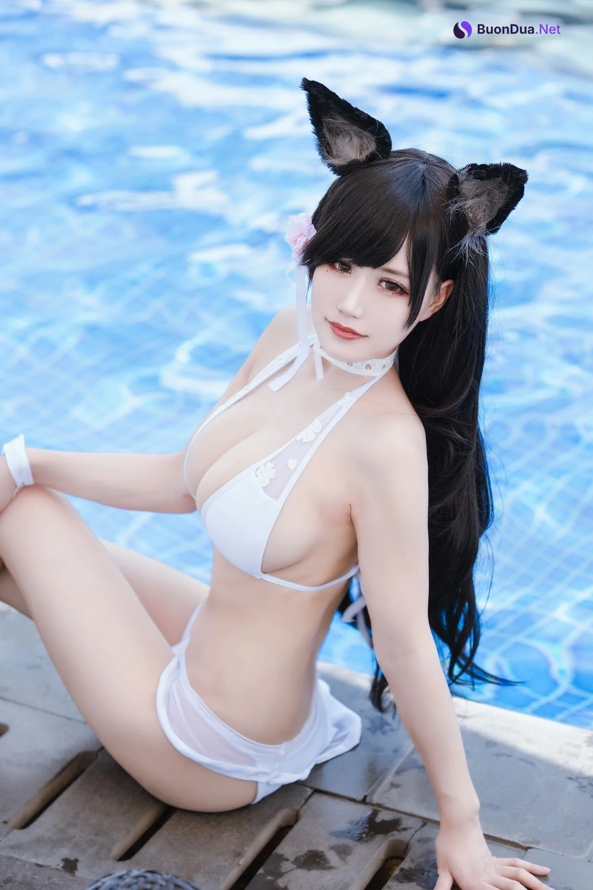 Coser@小仓千代w No.010 7月舰长爱宕泳装 - Photo 20