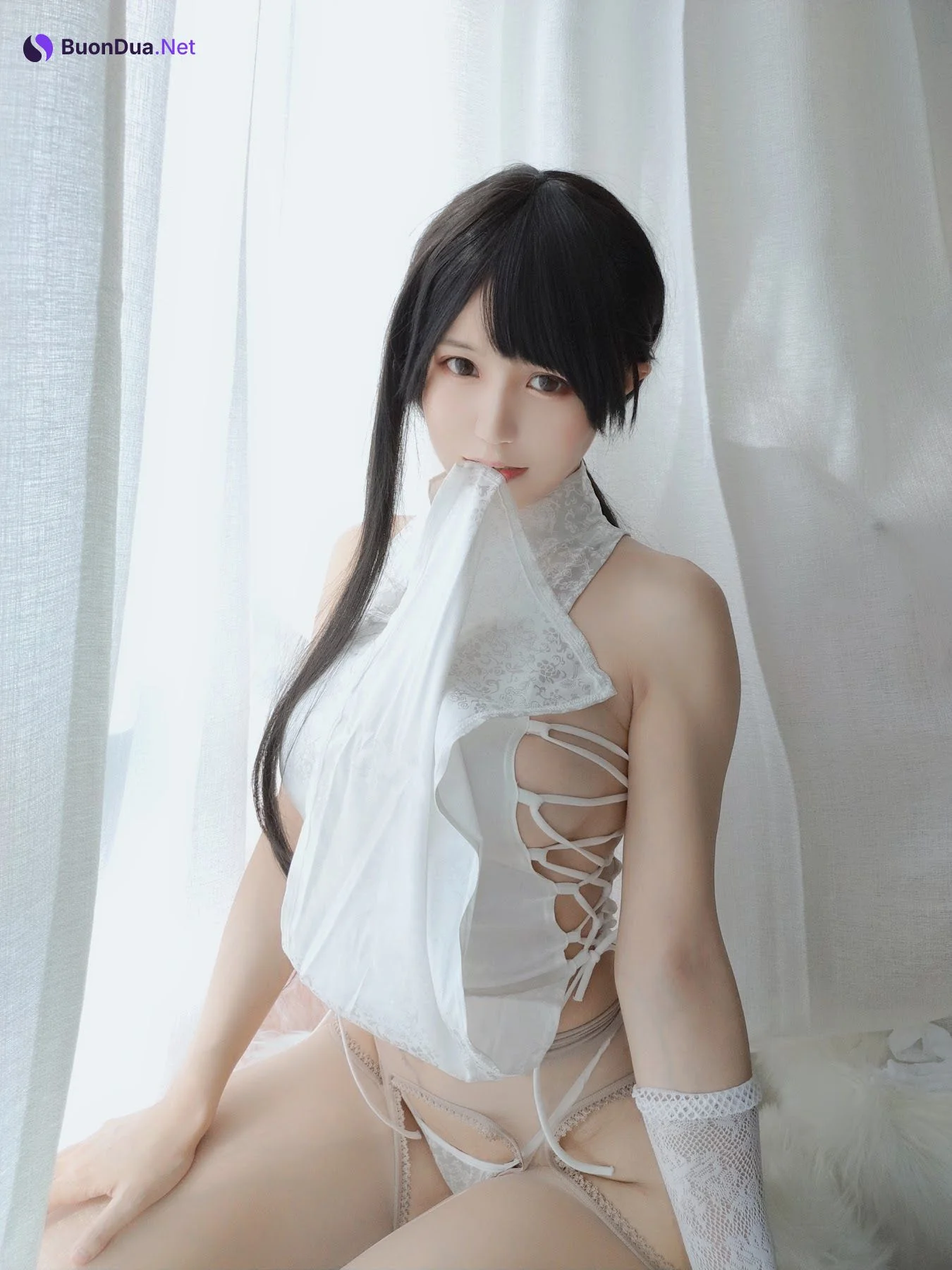 Coser@小仓千代w No.012 旗袍 - Photo 2