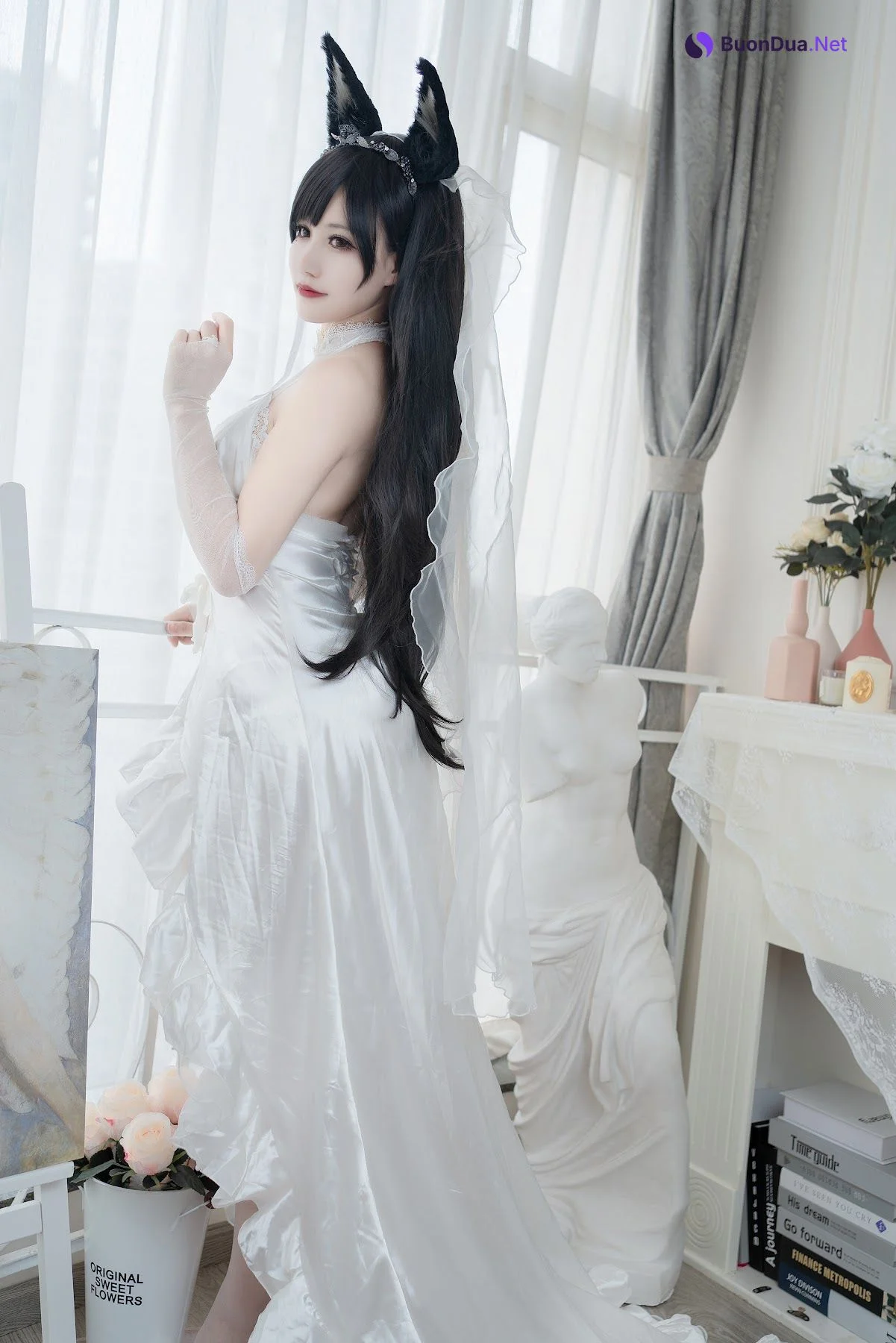 Coser@小仓千代w No.015 爱宕婚纱 - 사진 12