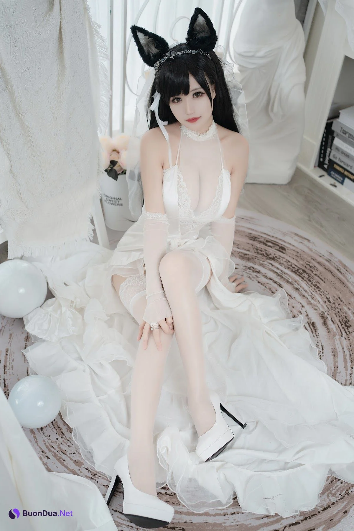Coser@小仓千代w No.015 爱宕婚纱 - 사진 15