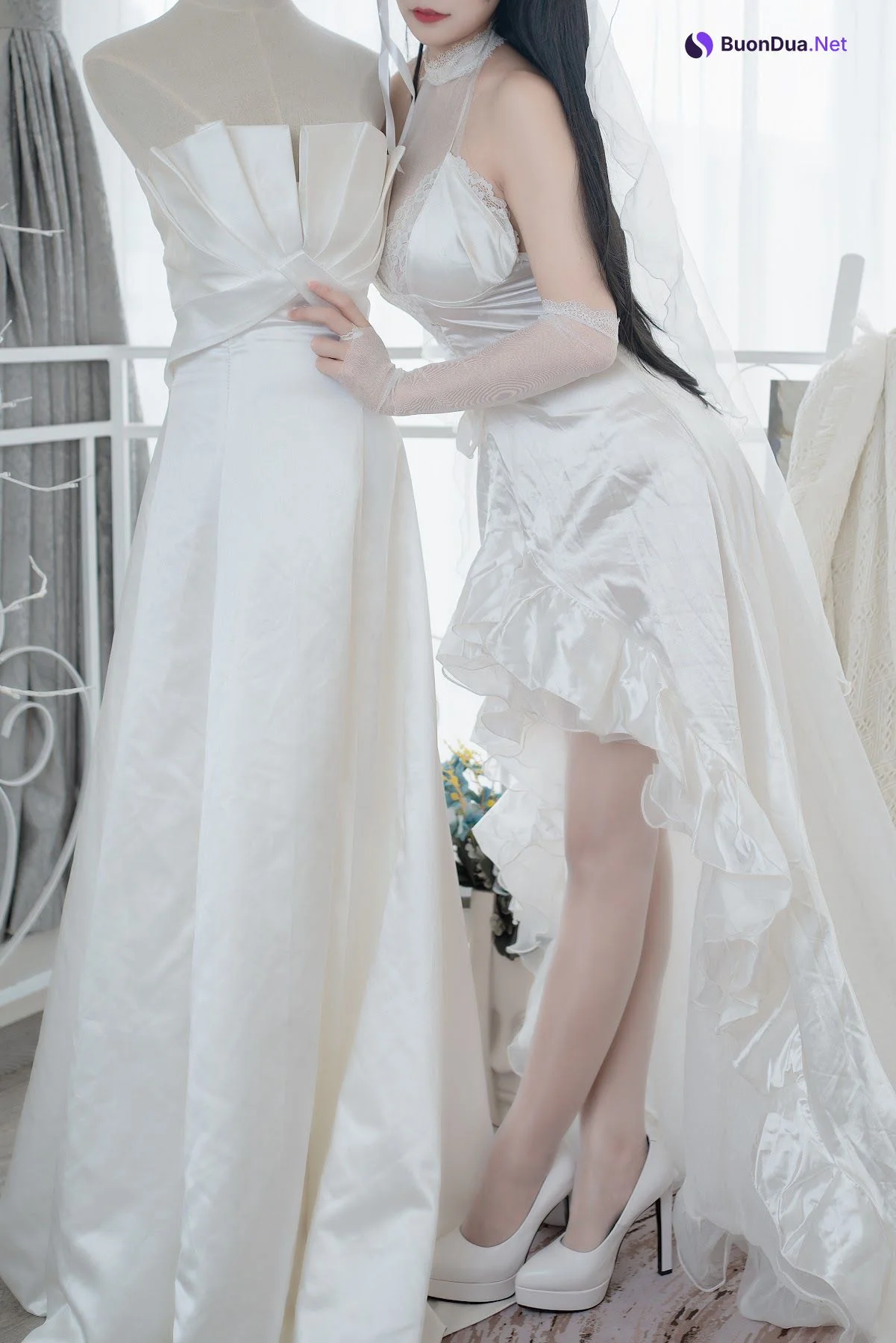 Coser@小仓千代w No.015 爱宕婚纱 - 사진 16