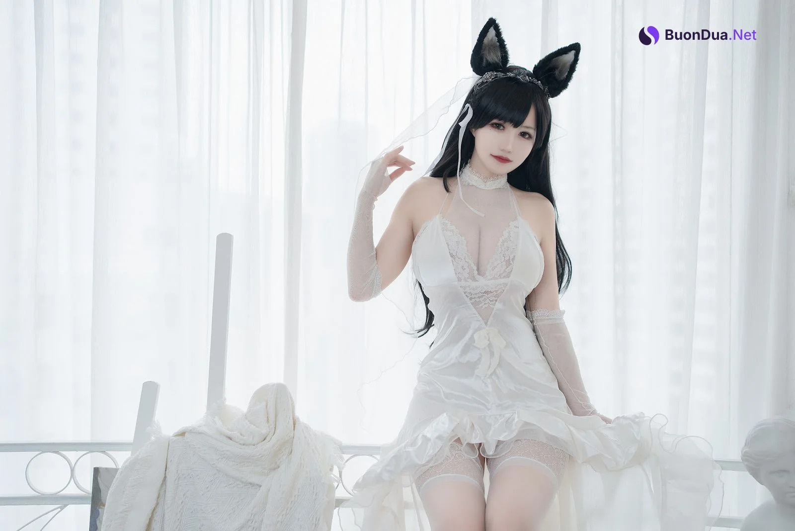 Coser@小仓千代w No.015 爱宕婚纱 - 사진 17