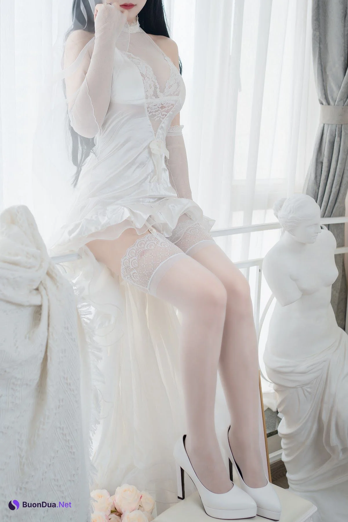 Coser@小仓千代w No.015 爱宕婚纱 - 사진 19