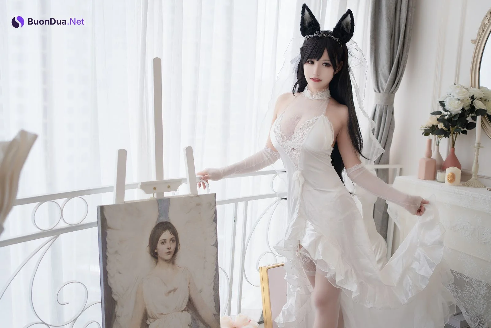 Coser@小仓千代w No.015 爱宕婚纱 - 사진 2