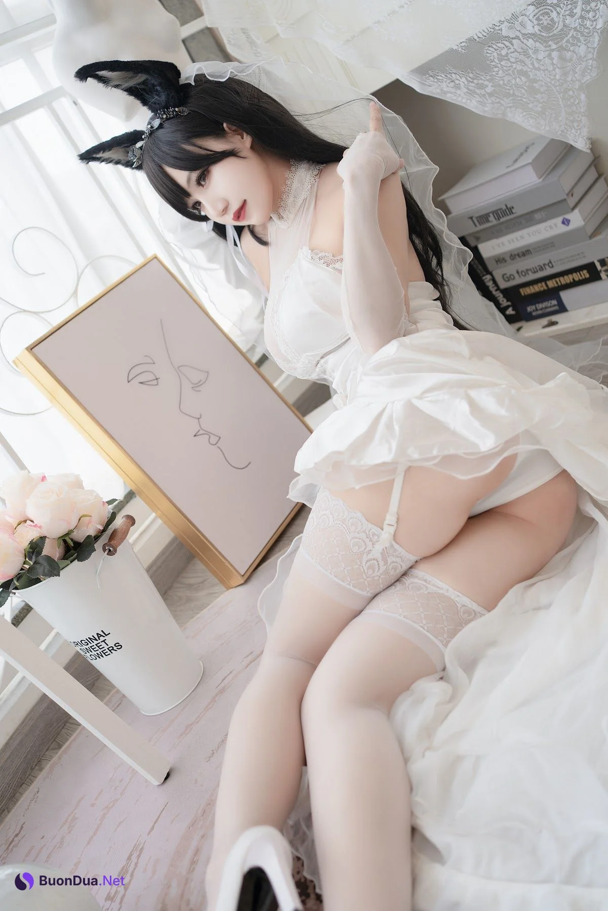 Coser@小仓千代w No.015 爱宕婚纱 - 사진 5