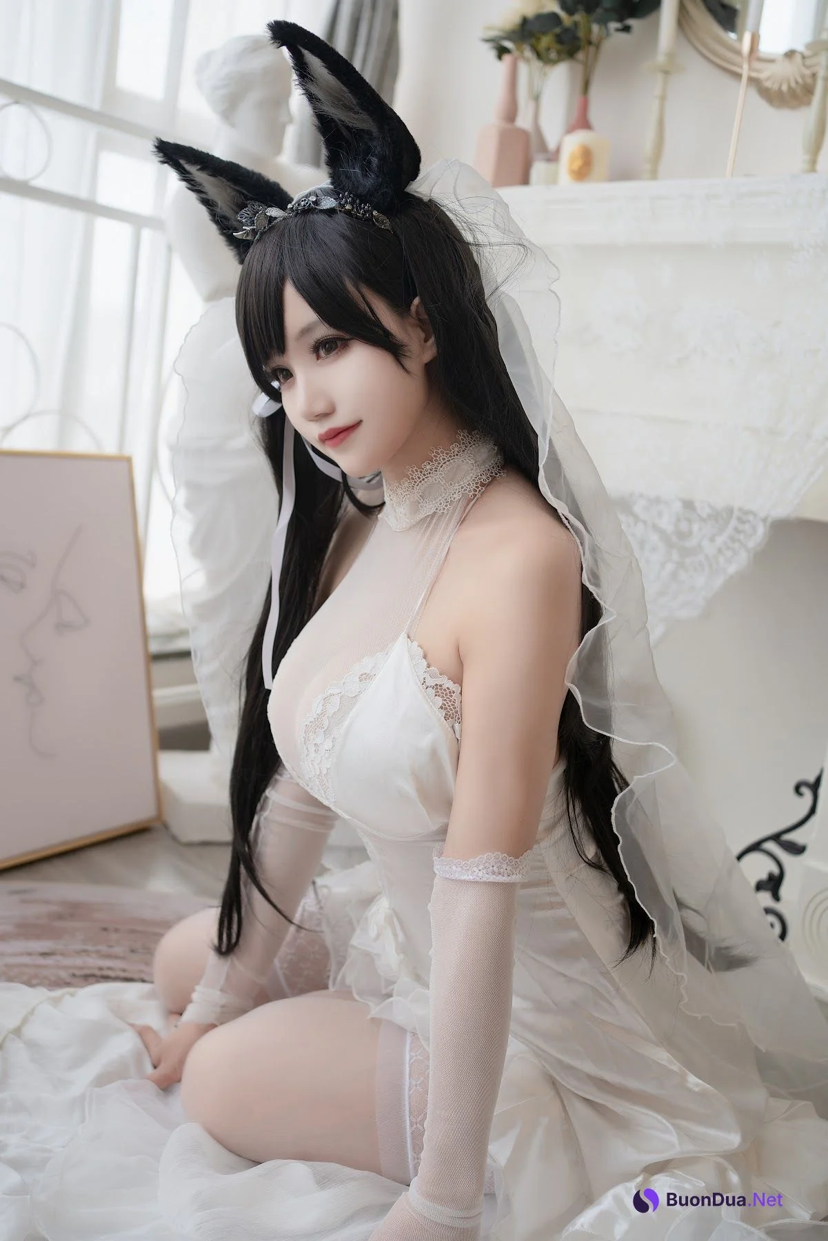 Coser@小仓千代w No.015 爱宕婚纱 - 사진 8