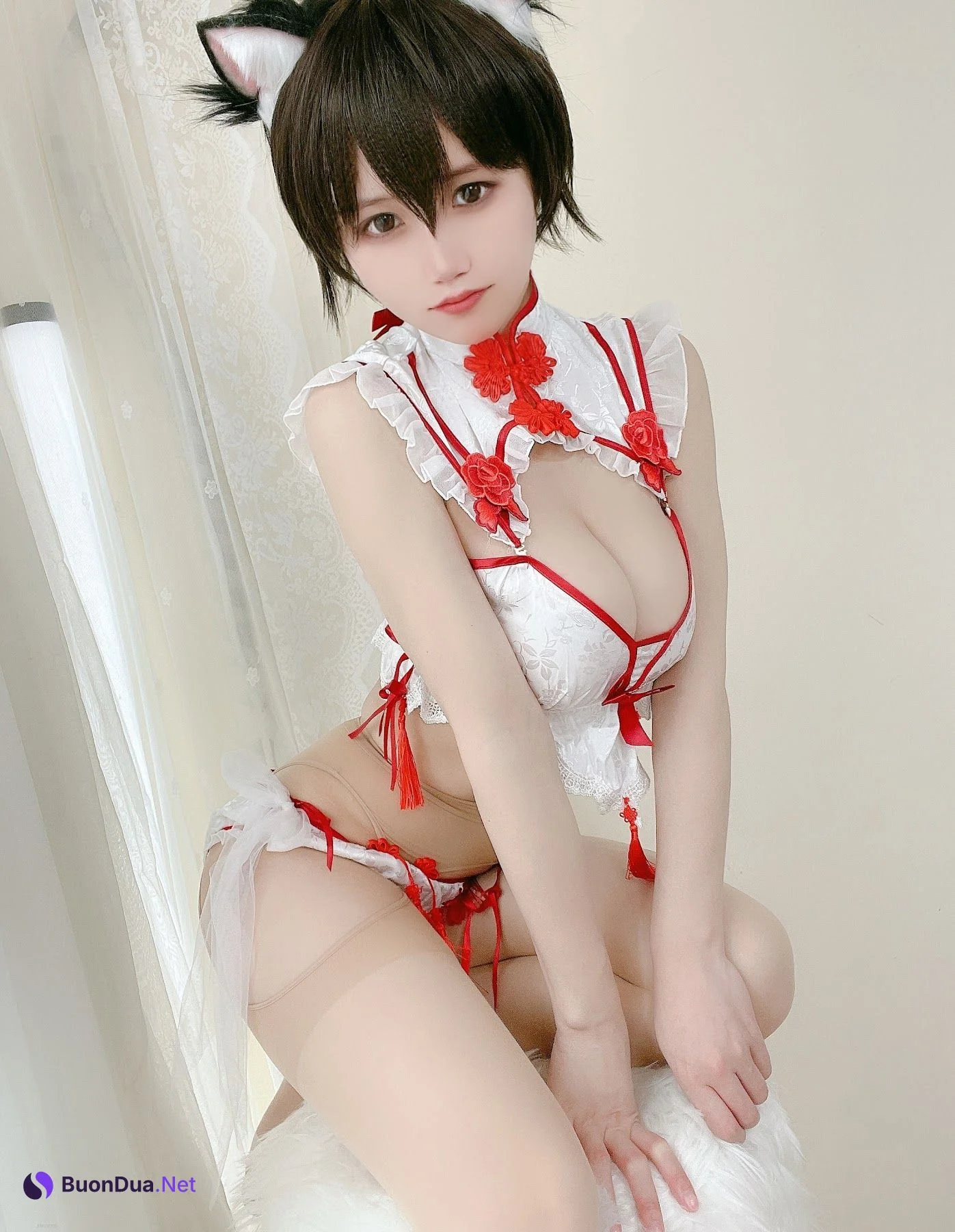 Coser@小仓千代w No.017 短发猫耳 - Photo 6