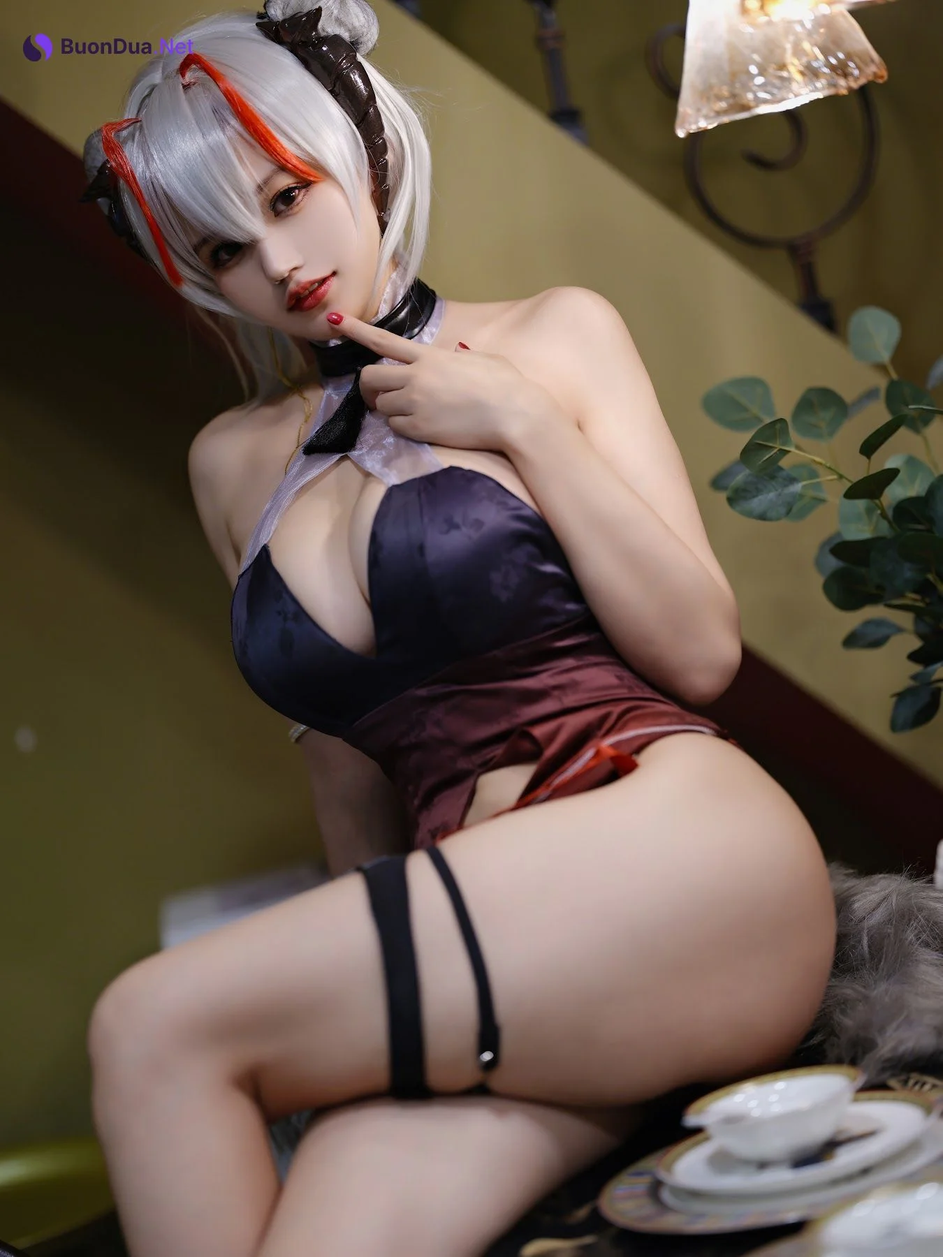Coser@小仓千代w No.021 w旗袍 - รูปภาพ 10
