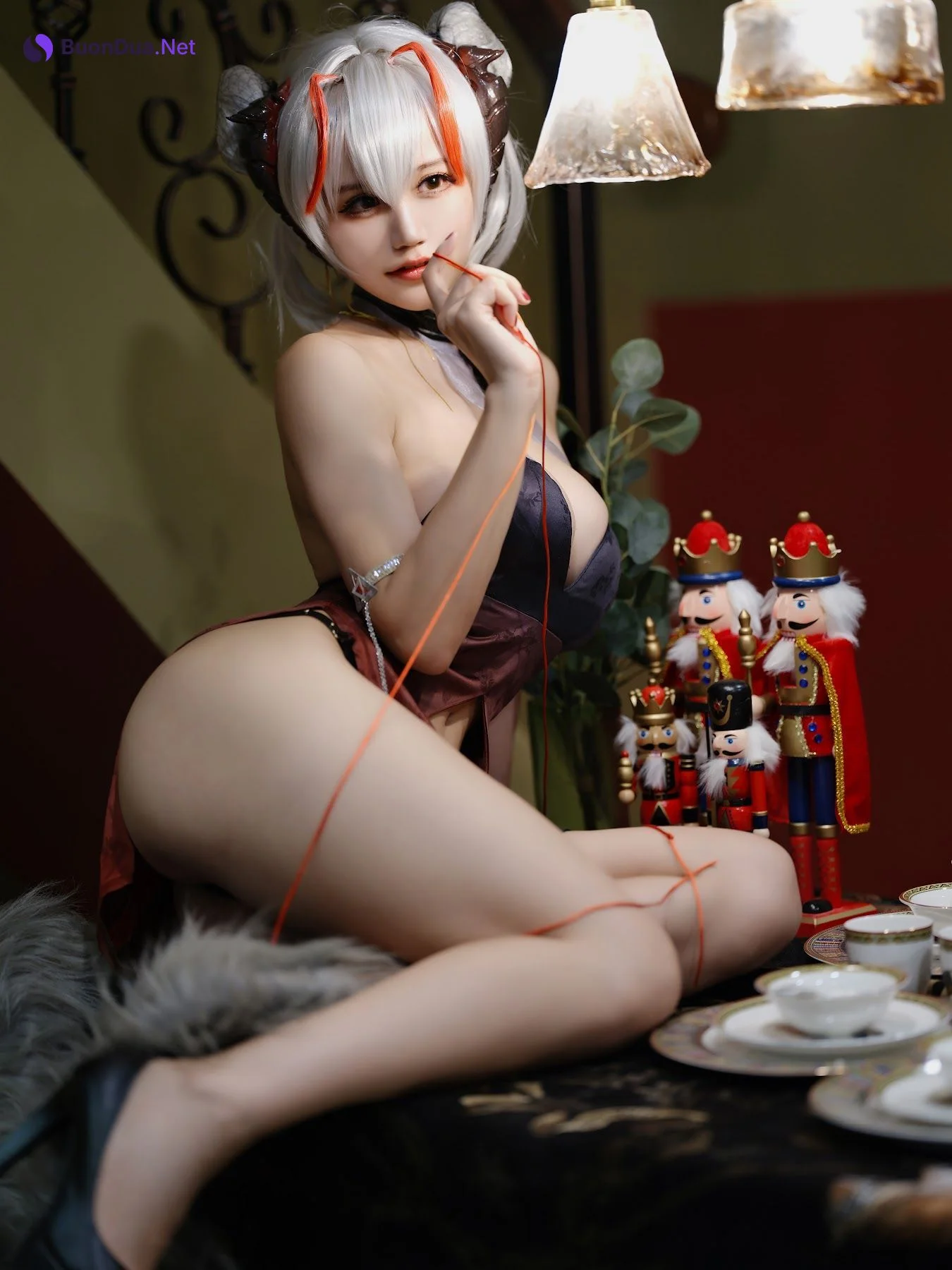 Coser@小仓千代w No.021 w旗袍 - รูปภาพ 14