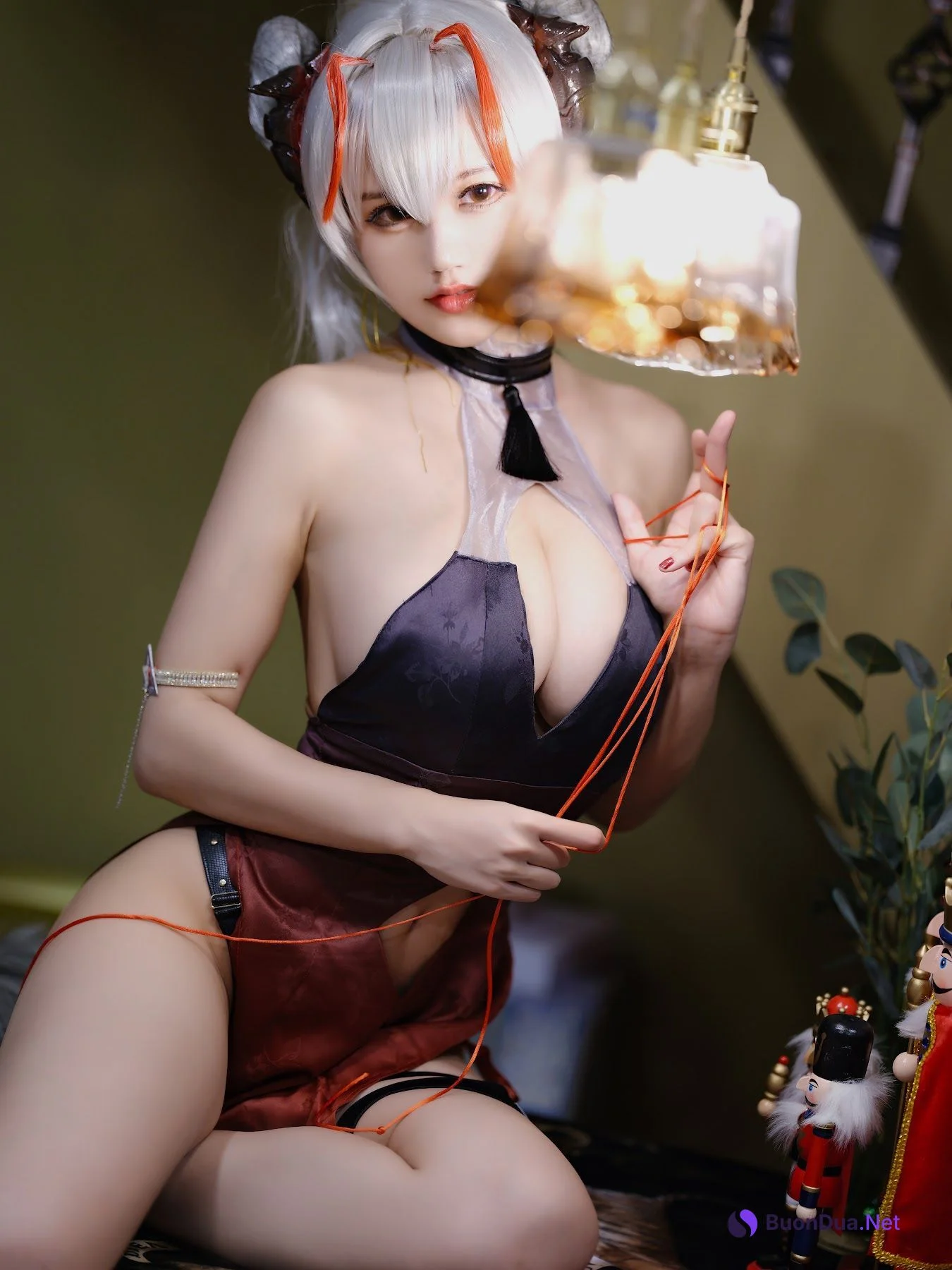 Coser@小仓千代w No.021 w旗袍 - รูปภาพ 15