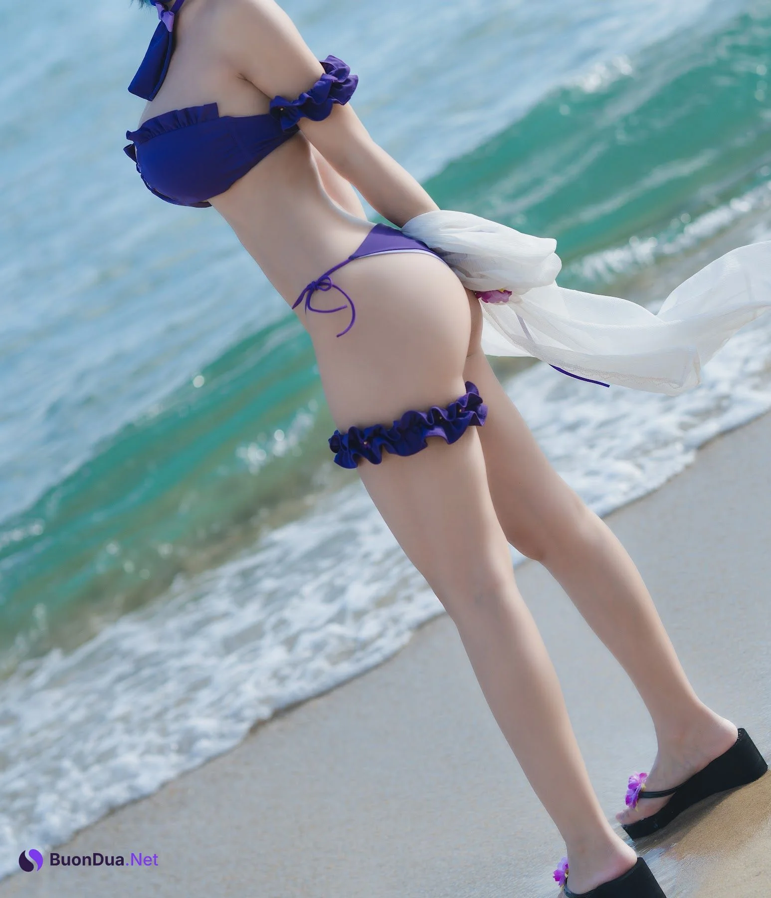 Coser@小仓千代w No.044 1月舰长 柴郡泳装 - Photo 9