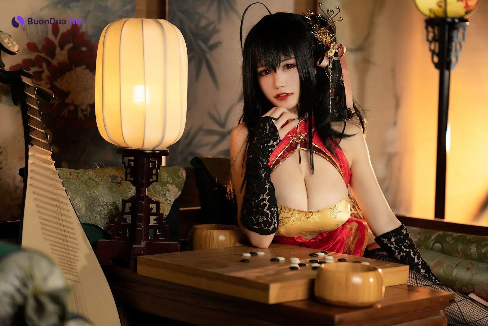 Coser@小仓千代w No.058 大凤旗袍 - รูปภาพ 13