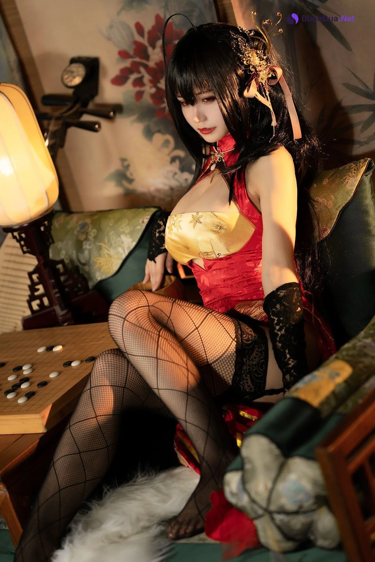 Coser@小仓千代w No.058 大凤旗袍 - รูปภาพ 15