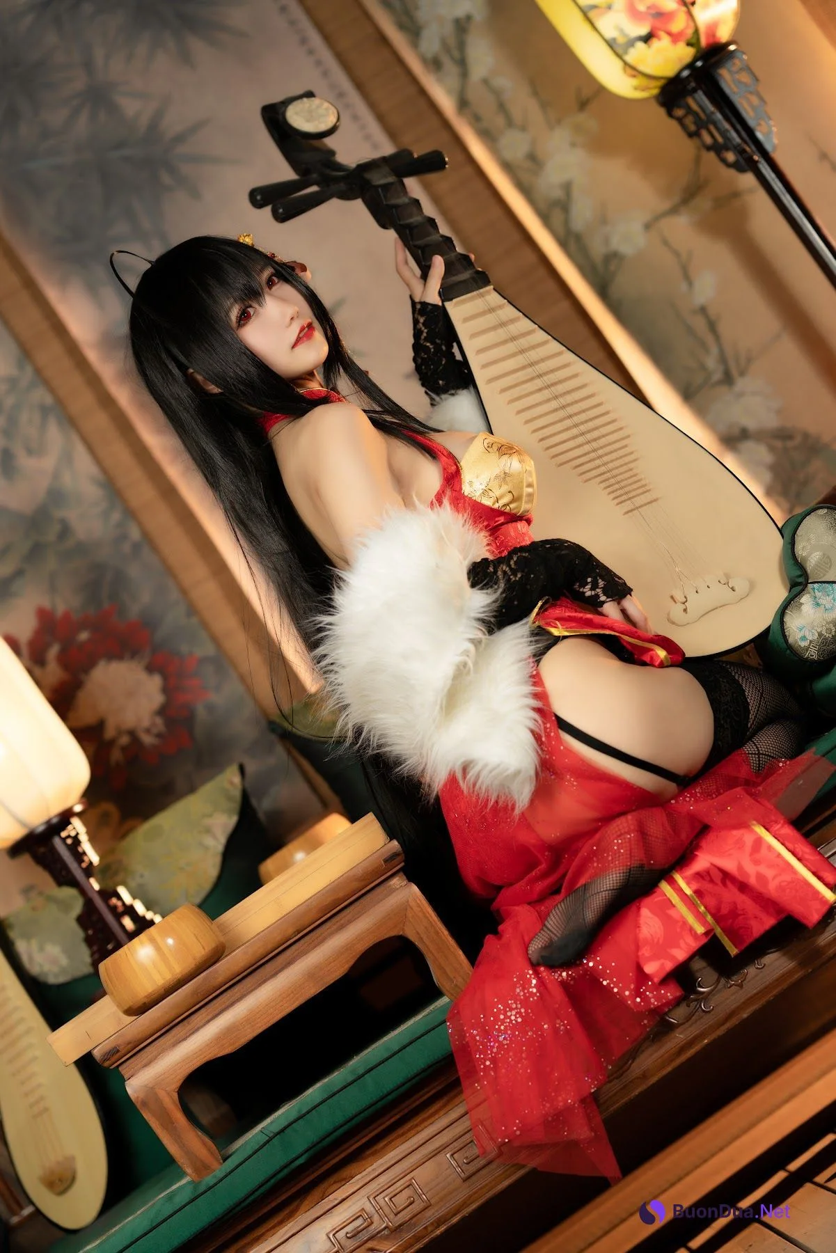 Coser@小仓千代w No.058 大凤旗袍 - รูปภาพ 4