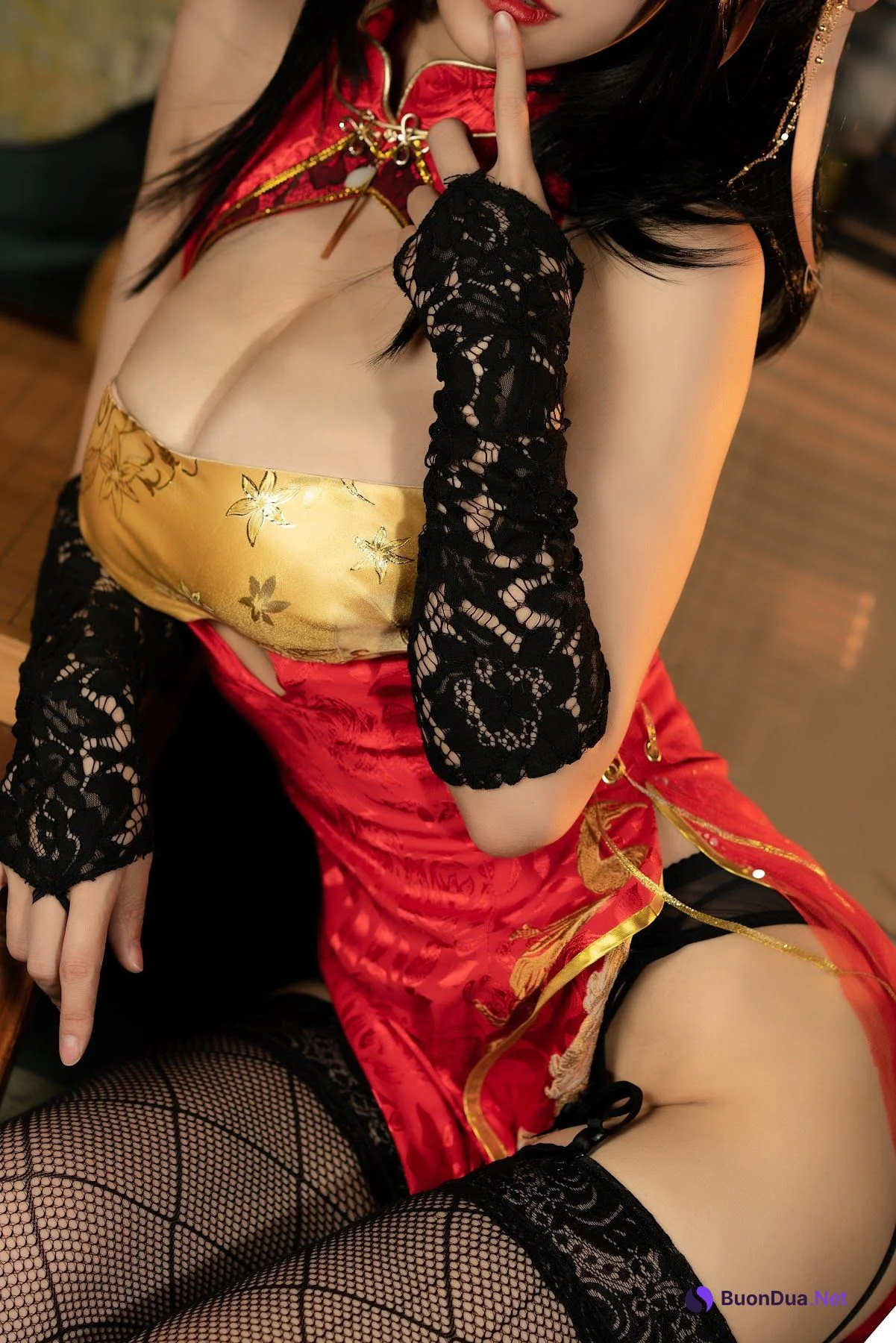 Coser@小仓千代w No.058 大凤旗袍 - รูปภาพ 7