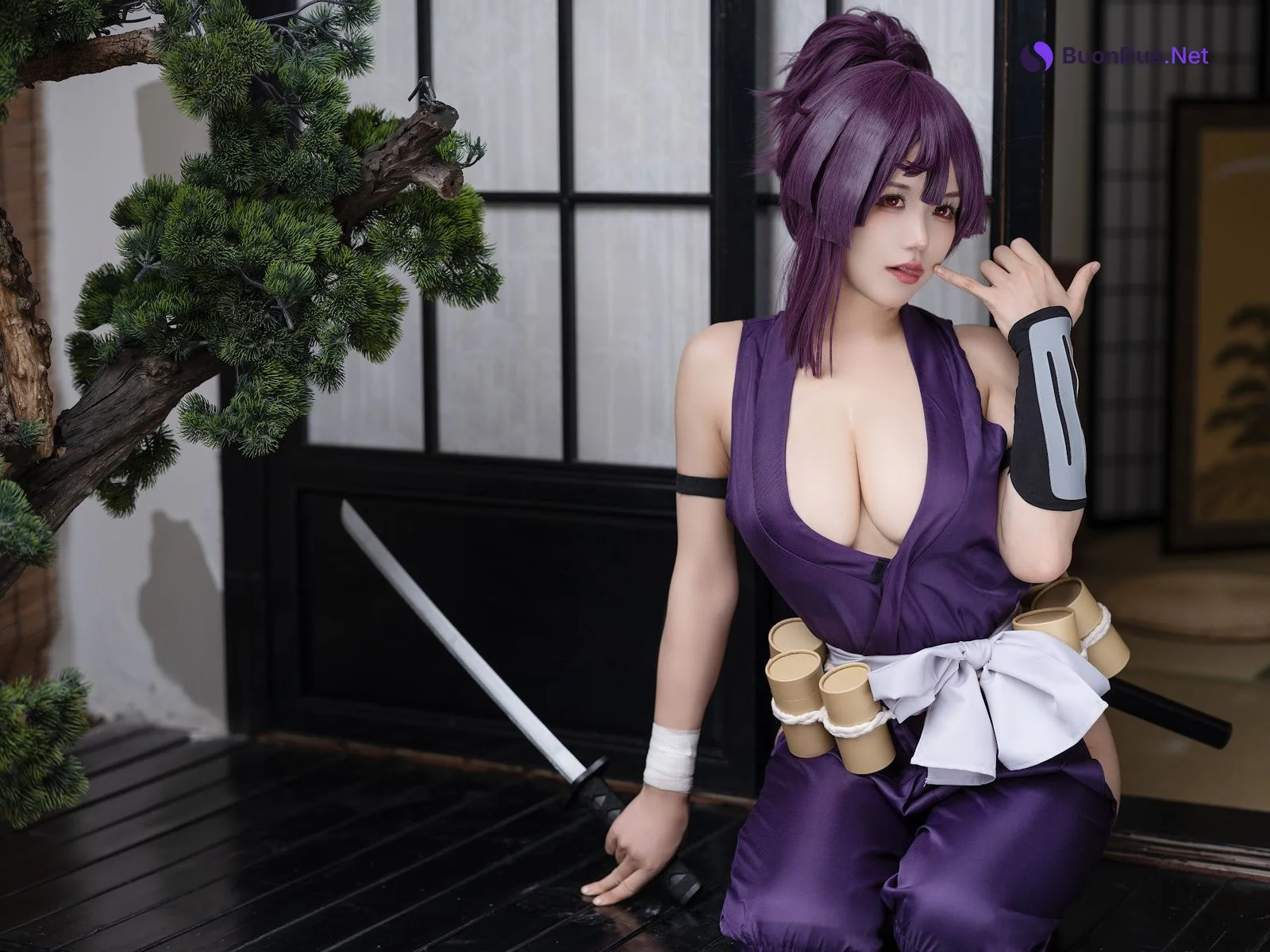 Coser@小仓千代w No.060 Yuzuriha 地狱楽 杠 - Photo 17