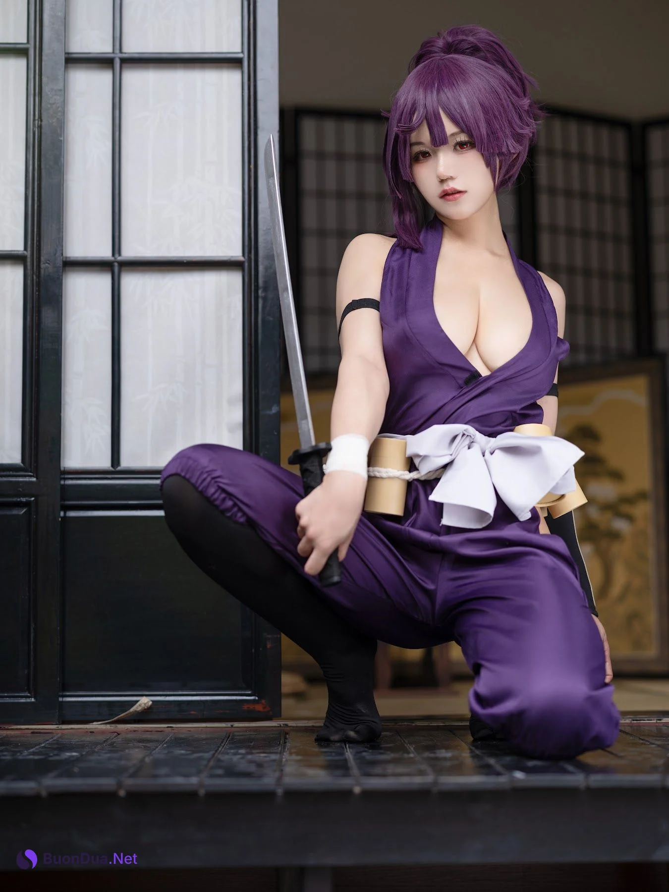 Coser@小仓千代w No.060 Yuzuriha 地狱楽 杠 - Photo 20